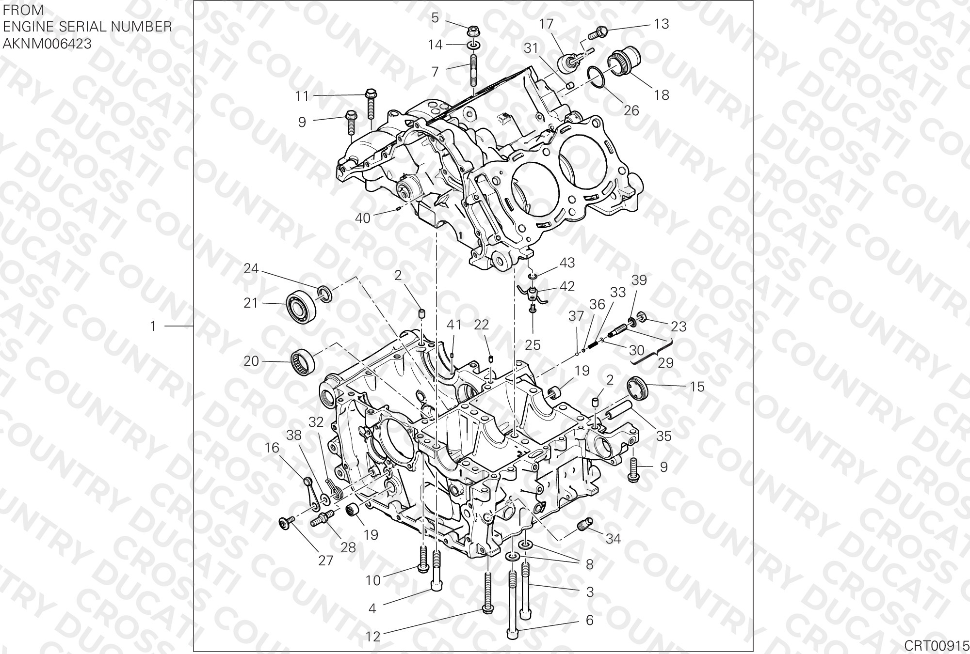 Half-Crankcases Pair