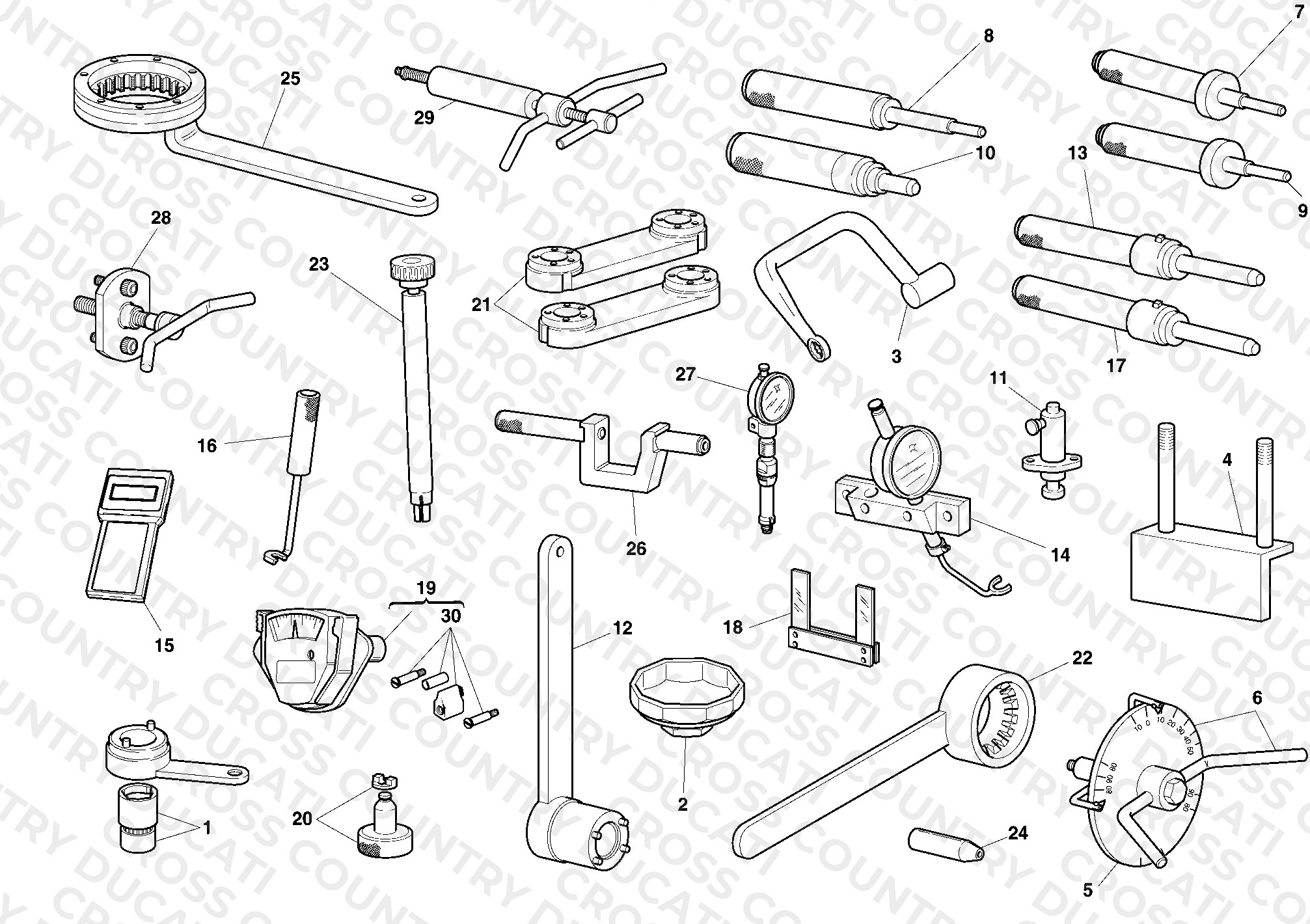 Workshop Service Tools, Engine