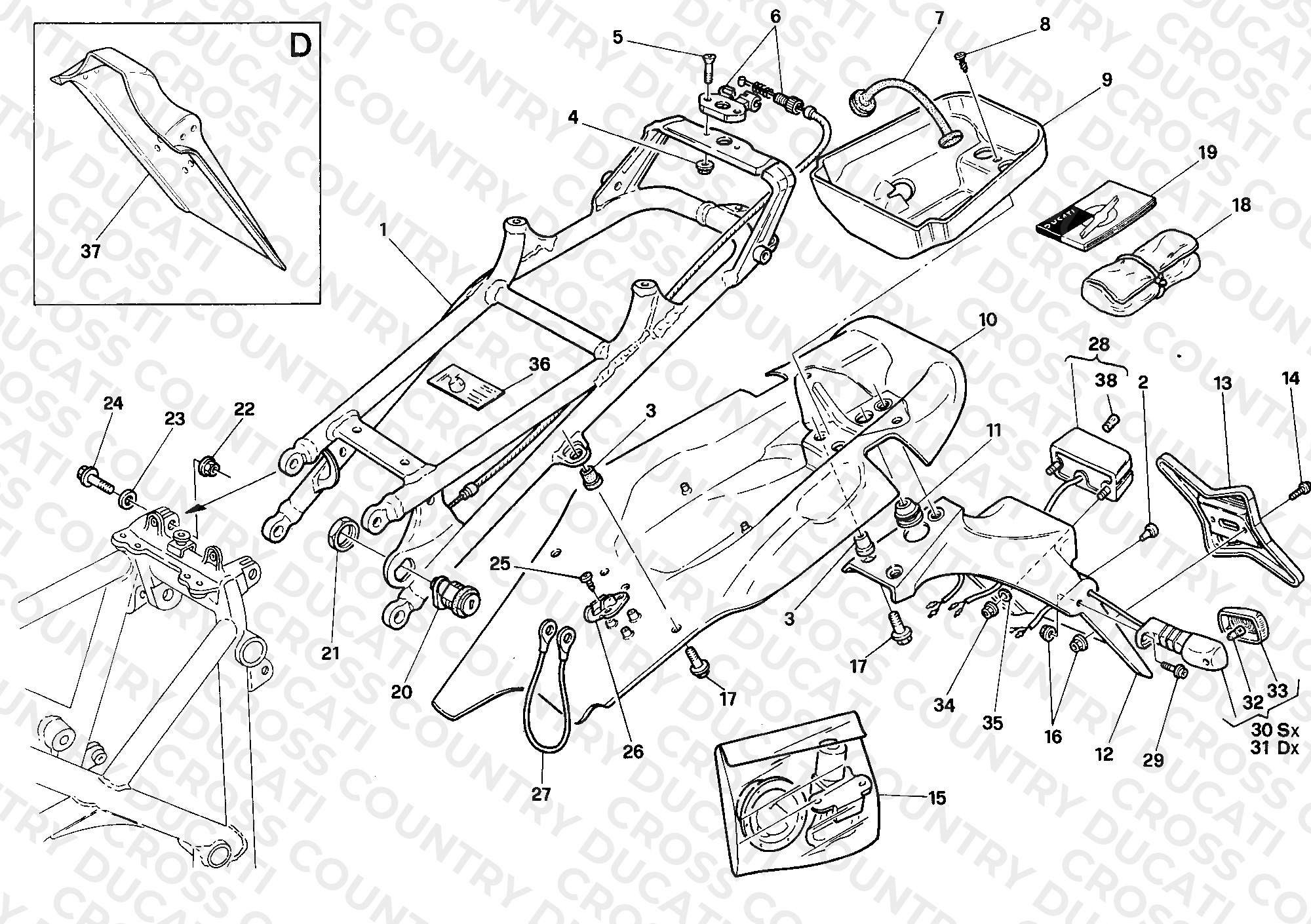 Rear Frame Fm >003096
