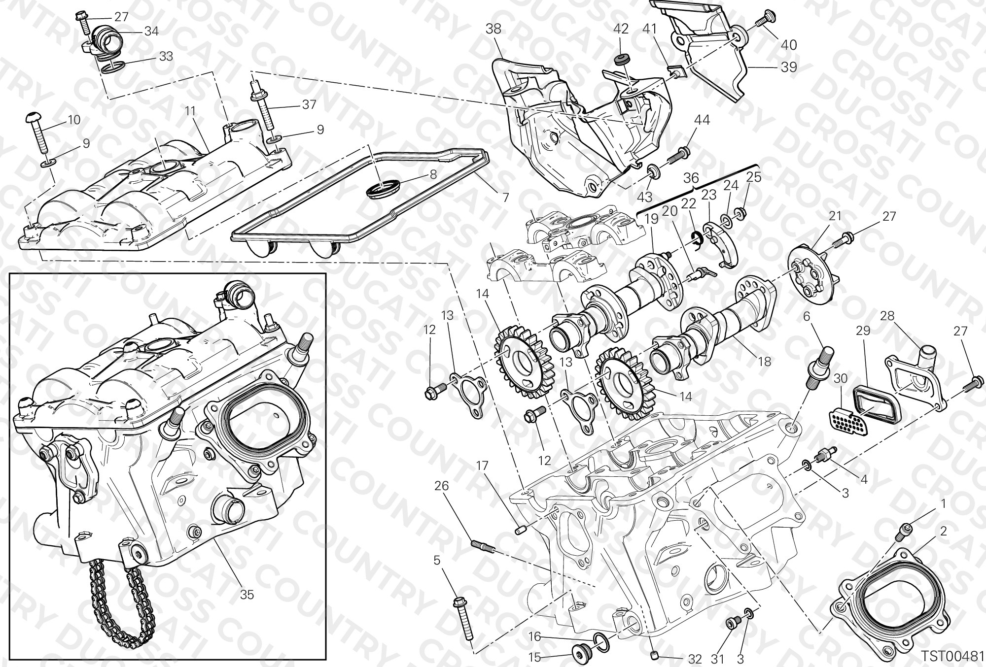 Vertical Cylinder Head - Timing