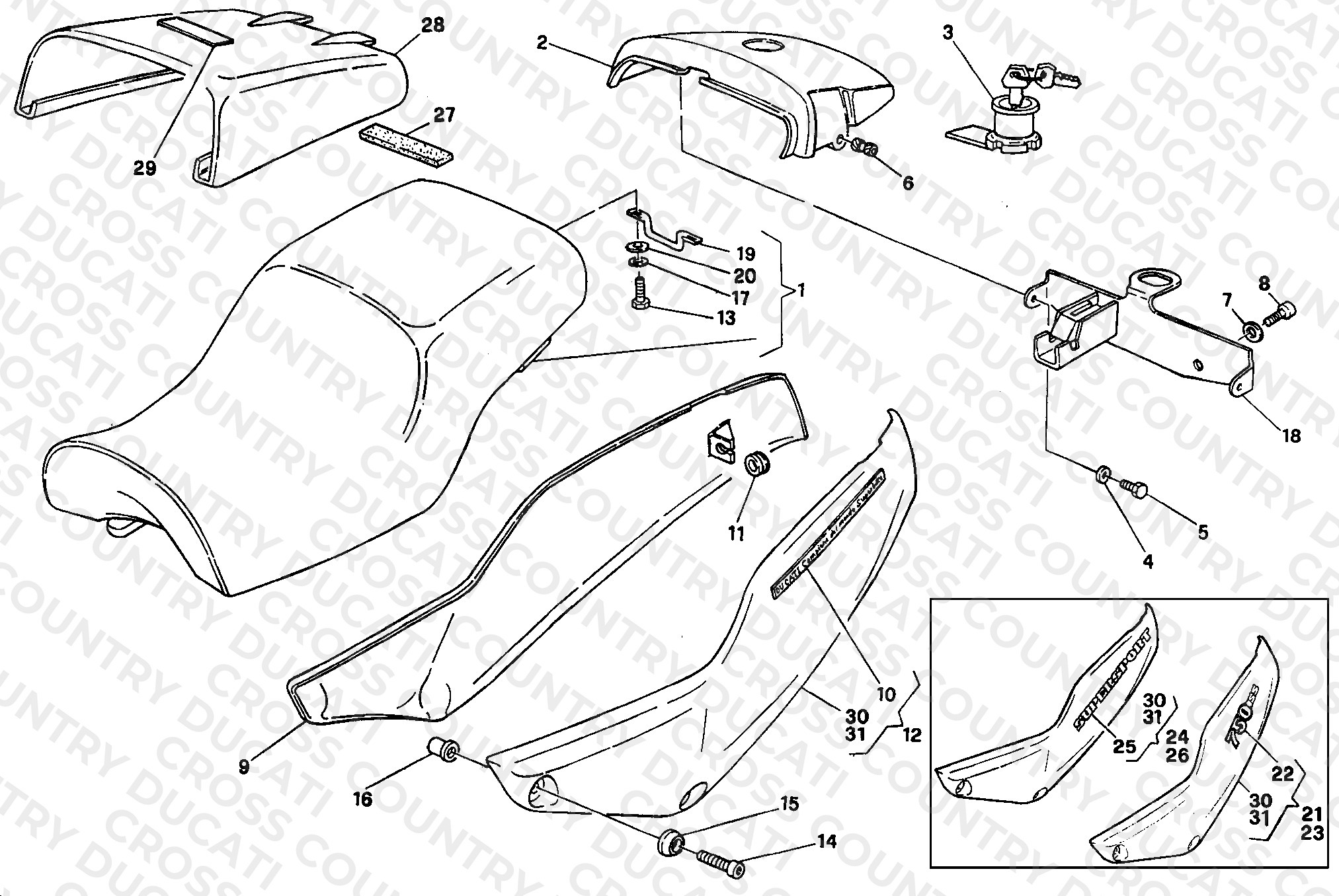 Seat <007198