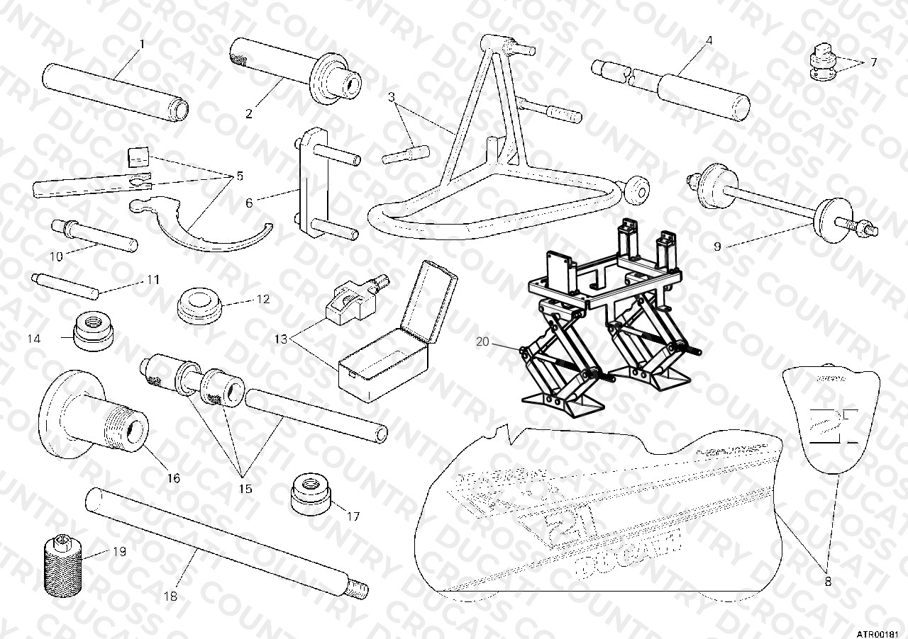 Workshop Service Tools, Frame