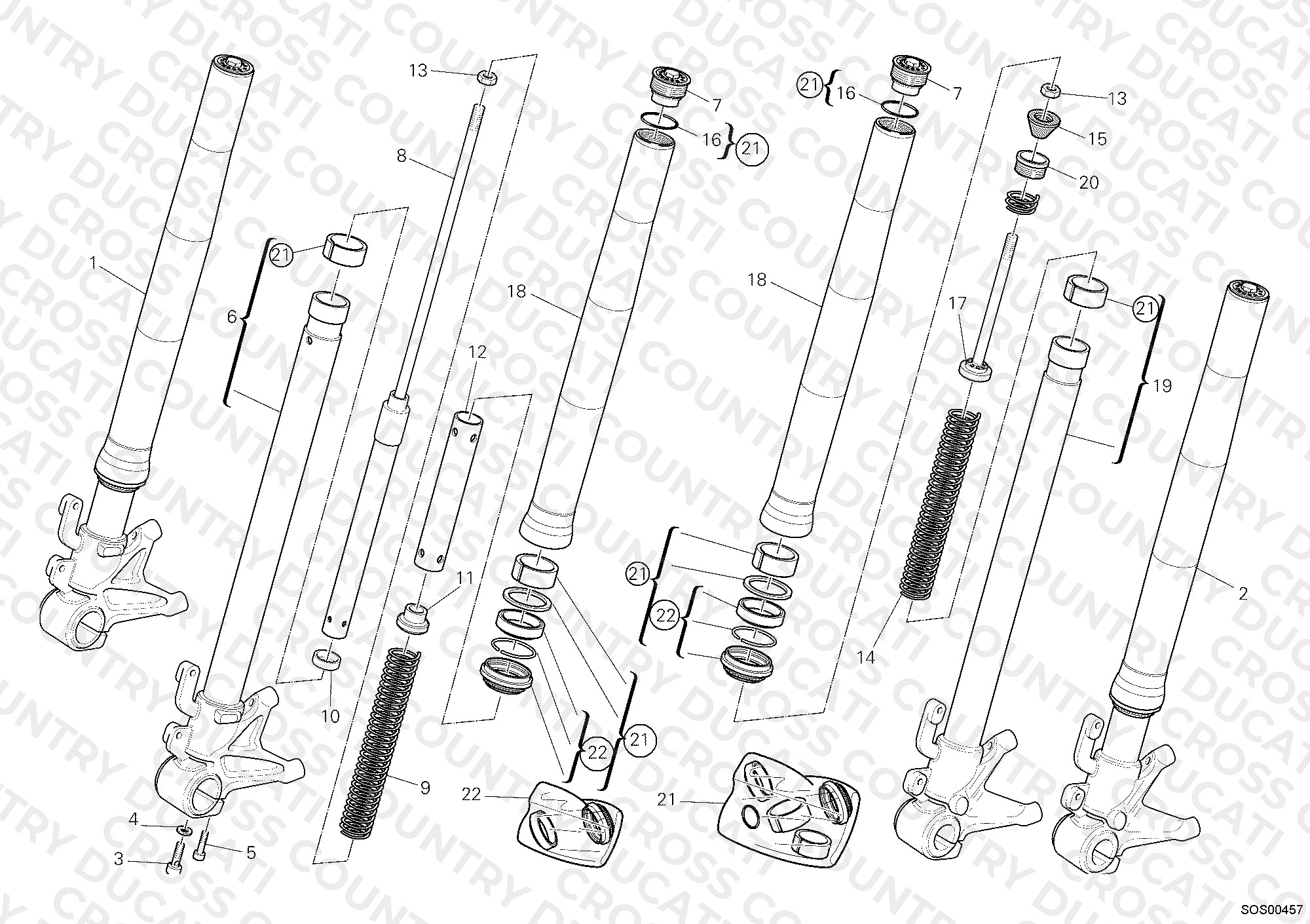 Front Fork Showa