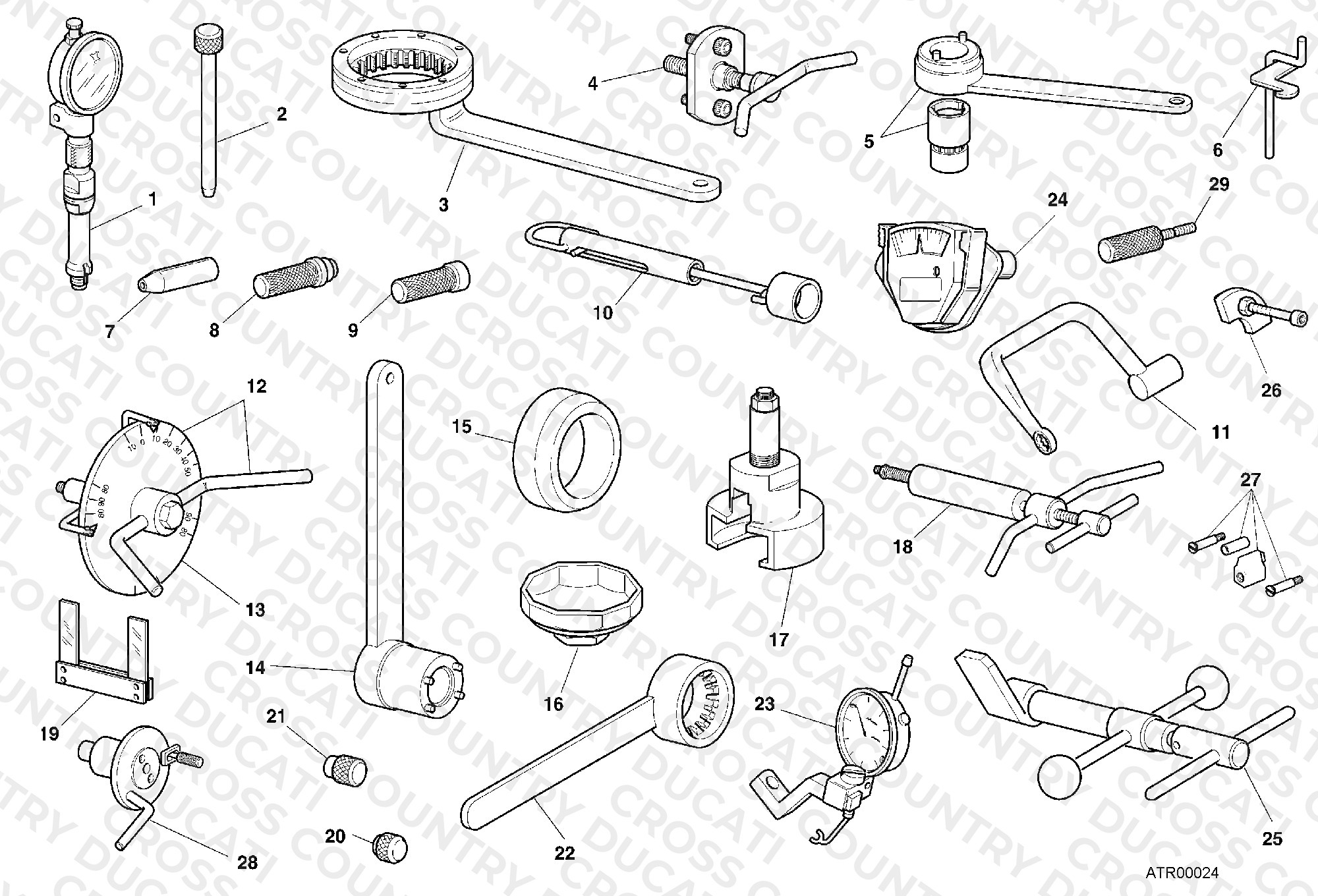 Workshop Service Tools, Engine