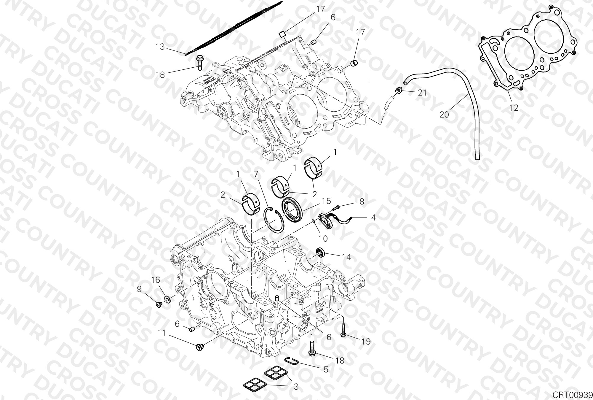 Half-Crankcases Pair