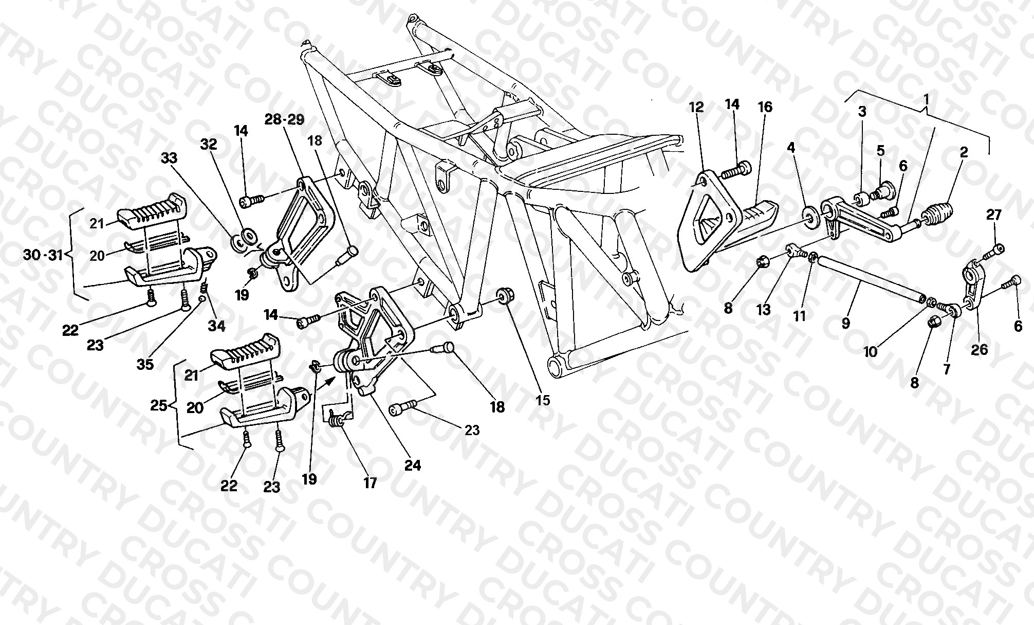 Footrest Fm 002305