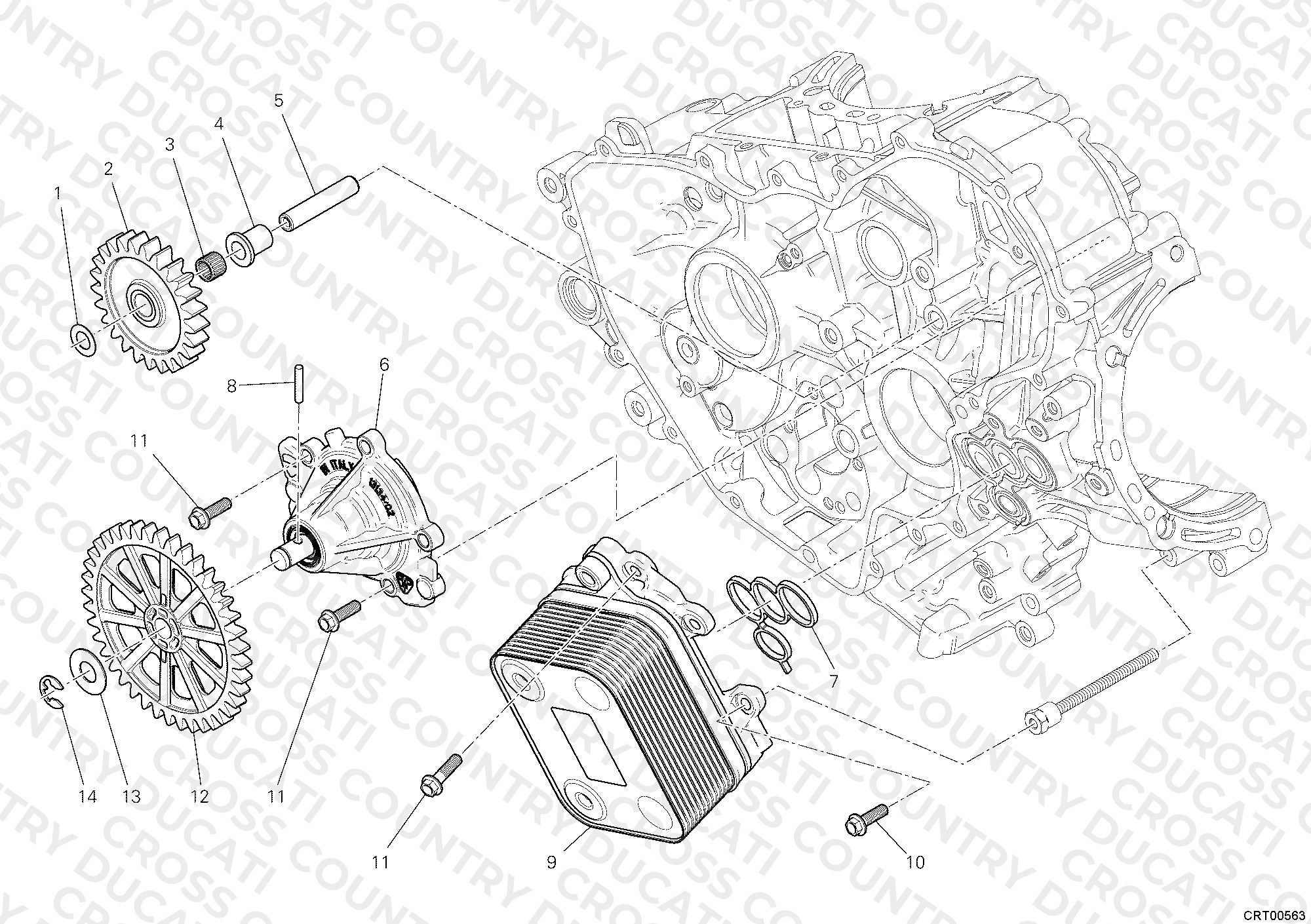 Generator Cover - Water Pump