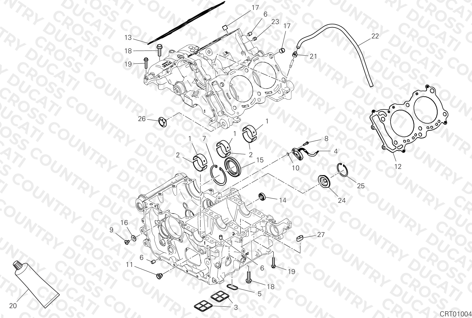 Half-Crankcases Pair