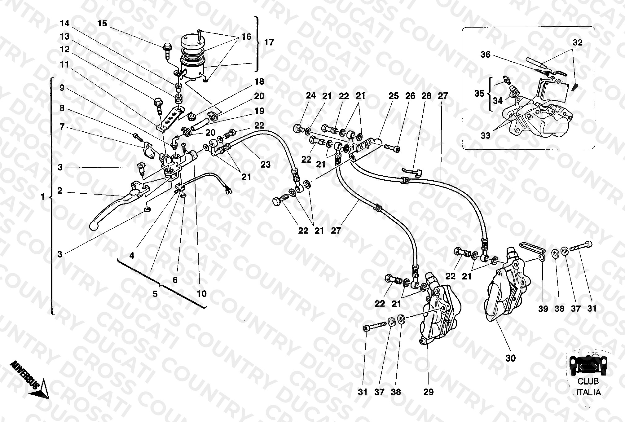 Front Brake System Club Italia