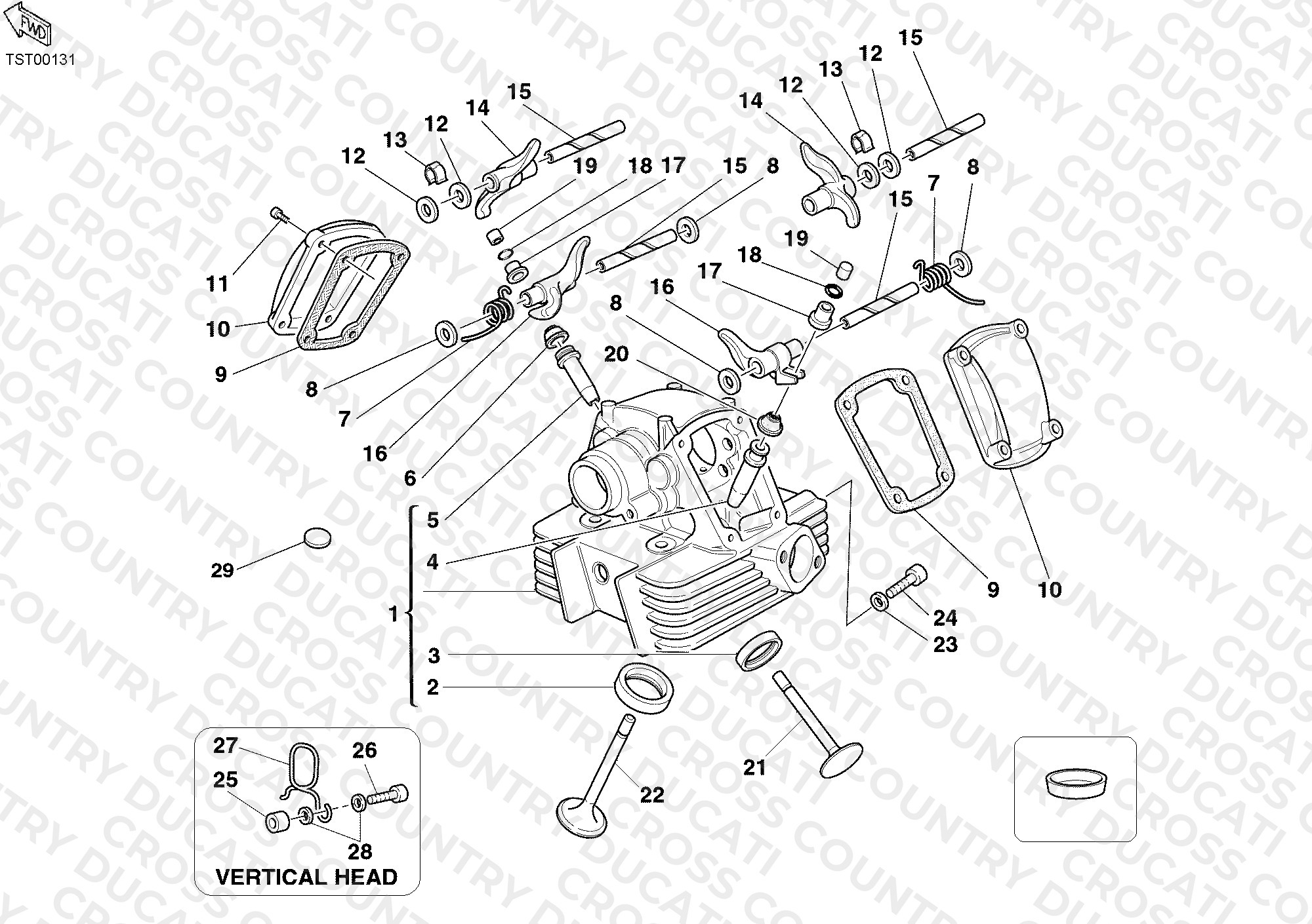 Vertical Cylinder Head