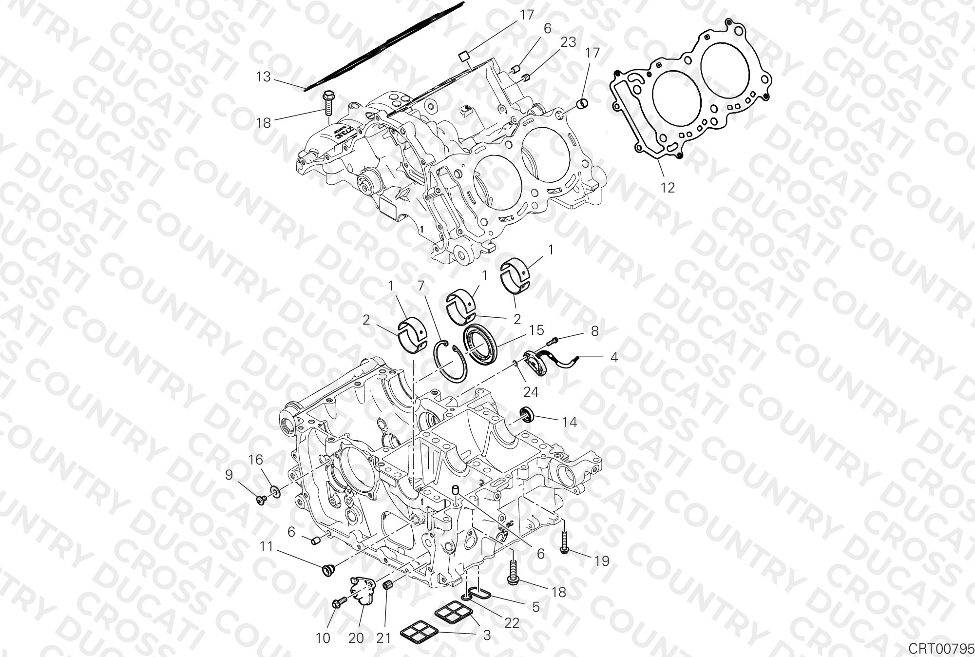 Half-Crankcases Pair