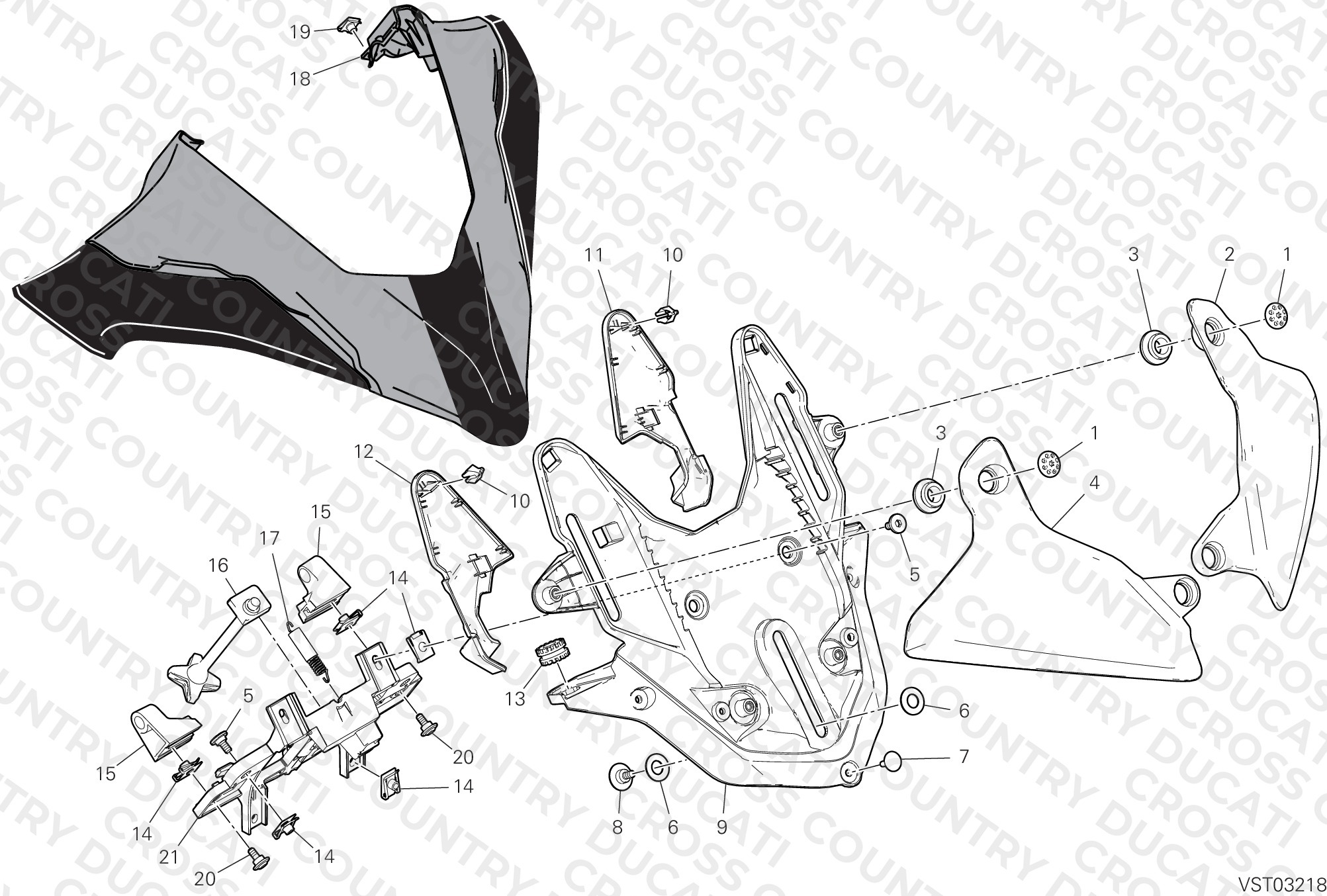 Healdight Fairing Support
