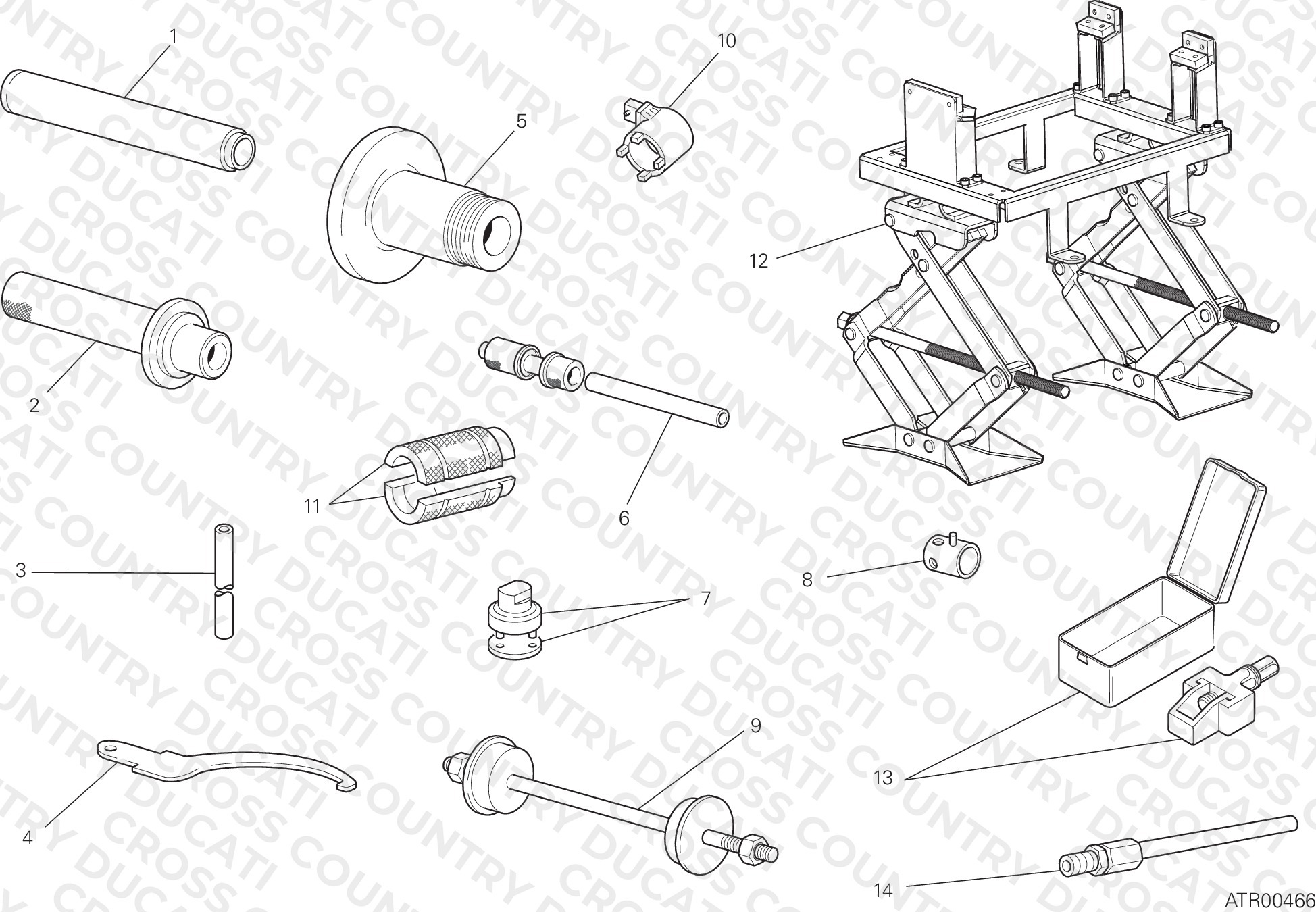 Workshop Service Tools, Frame