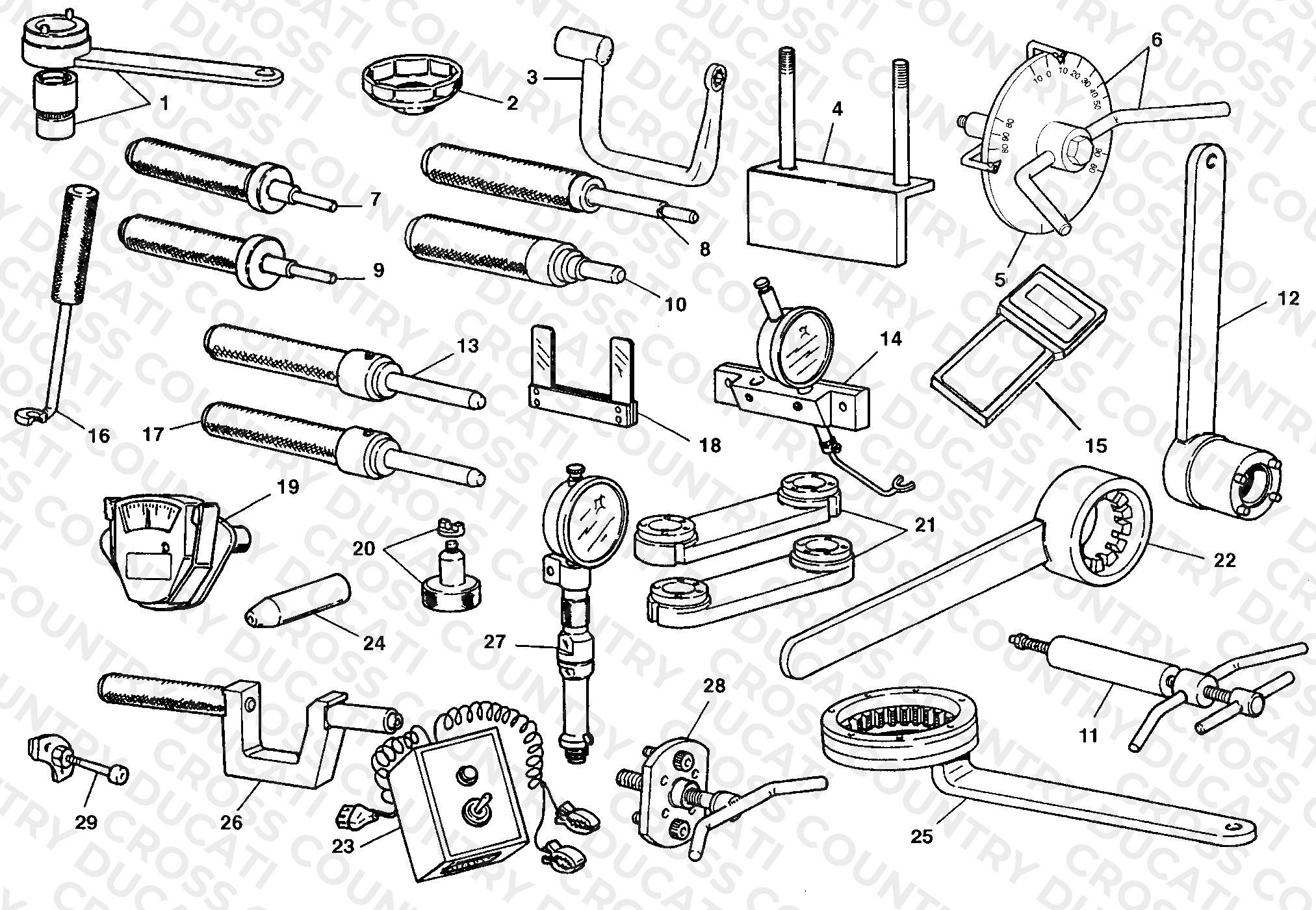 Workshop Service Tools, Engine