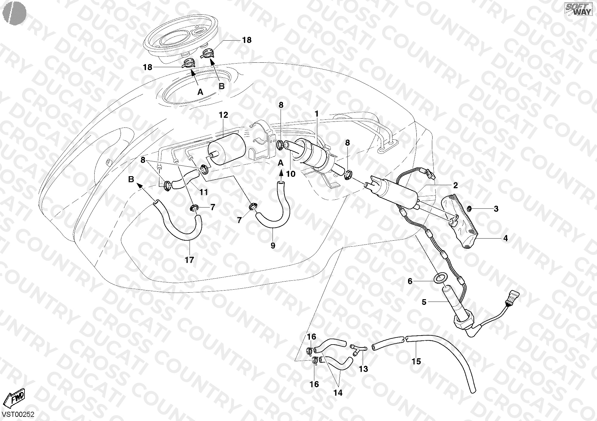 Fuel Pump M800S & Dark Aus,Jpn, Sgp