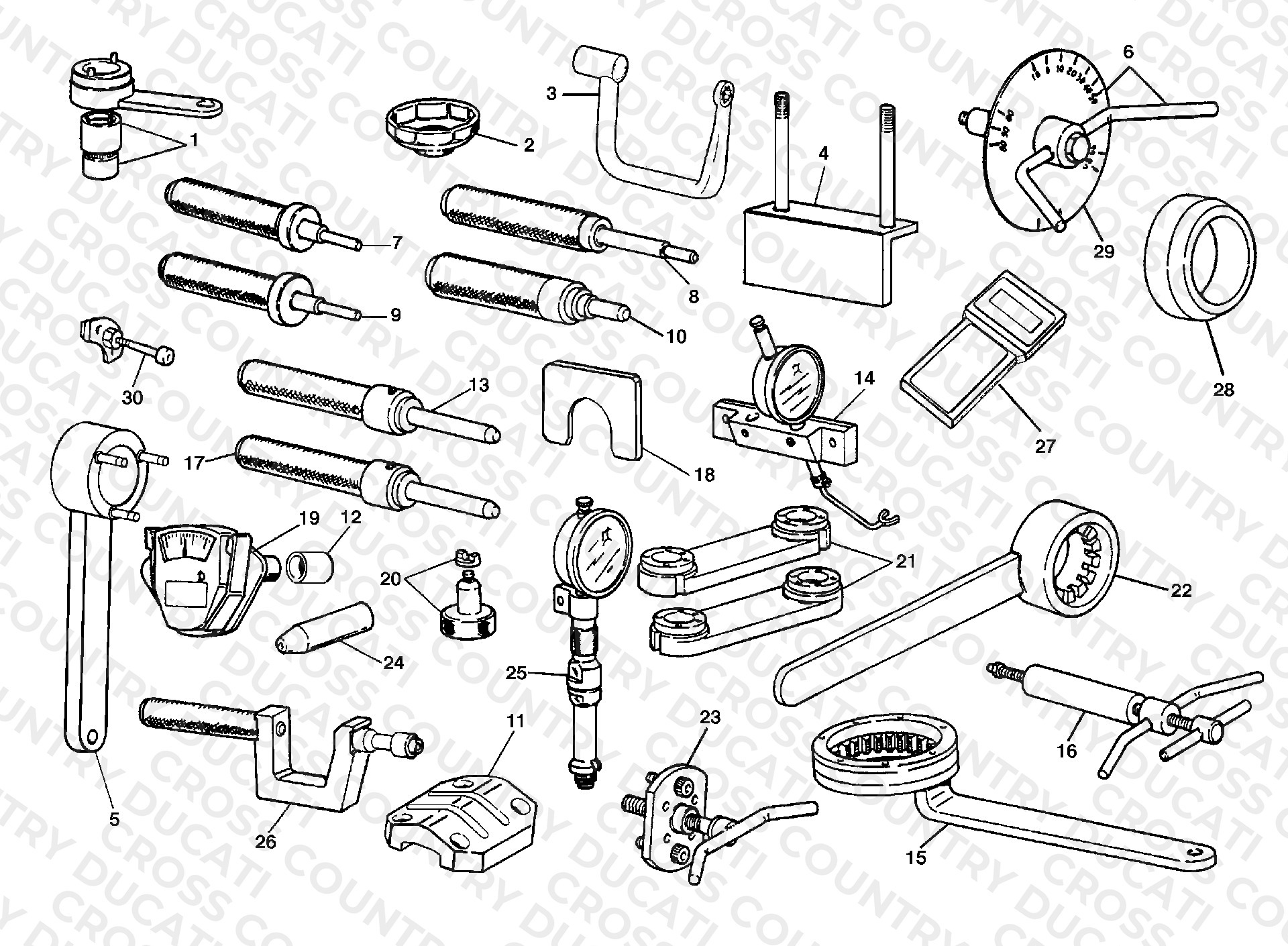 Workshop Service Tools, Engine