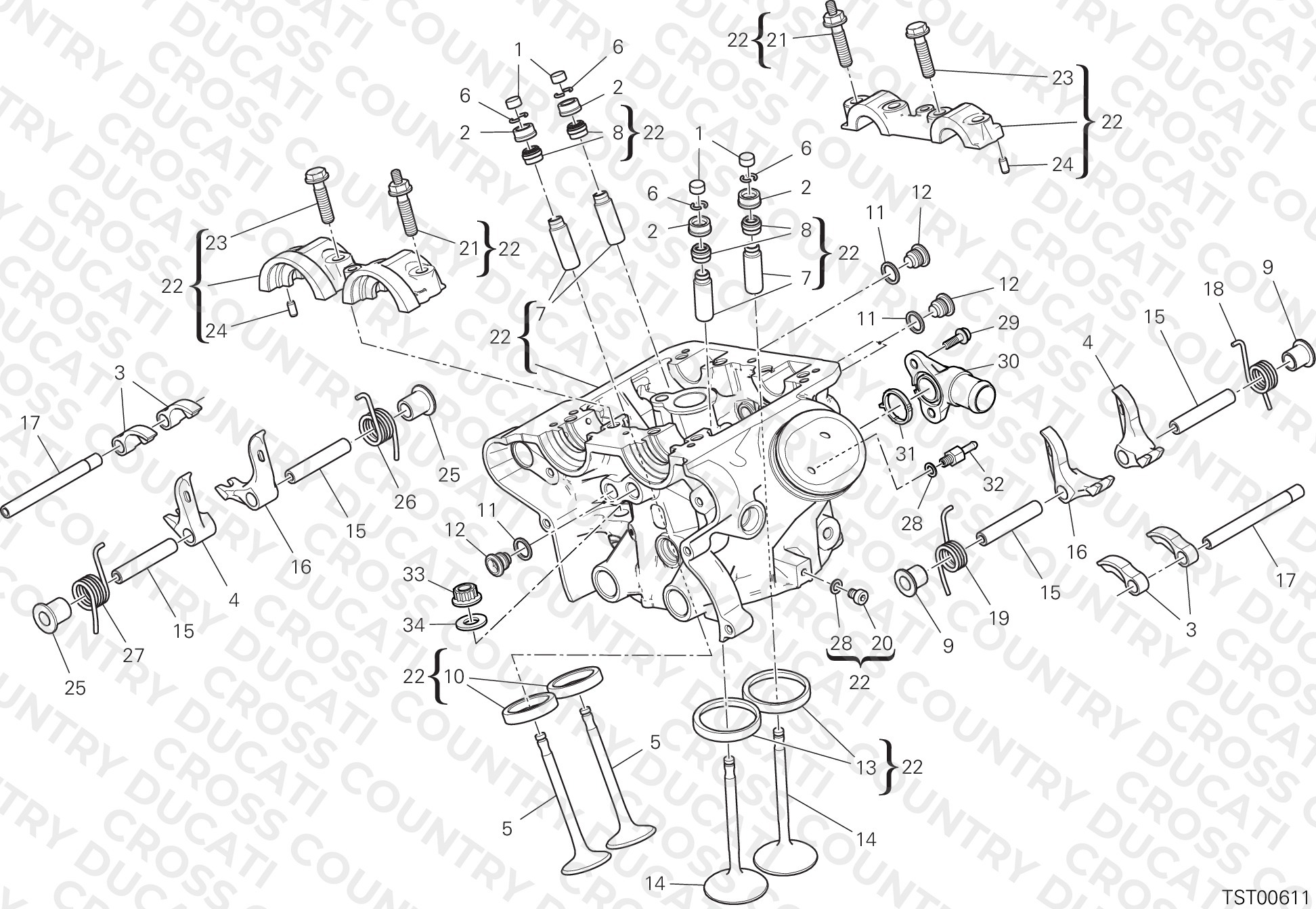 Vertical Cylinder Head