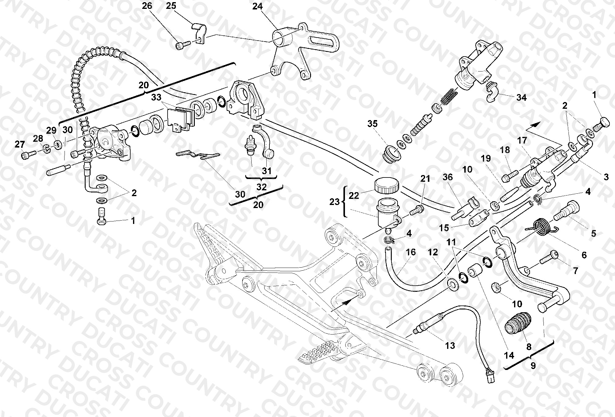 Rear Brake System