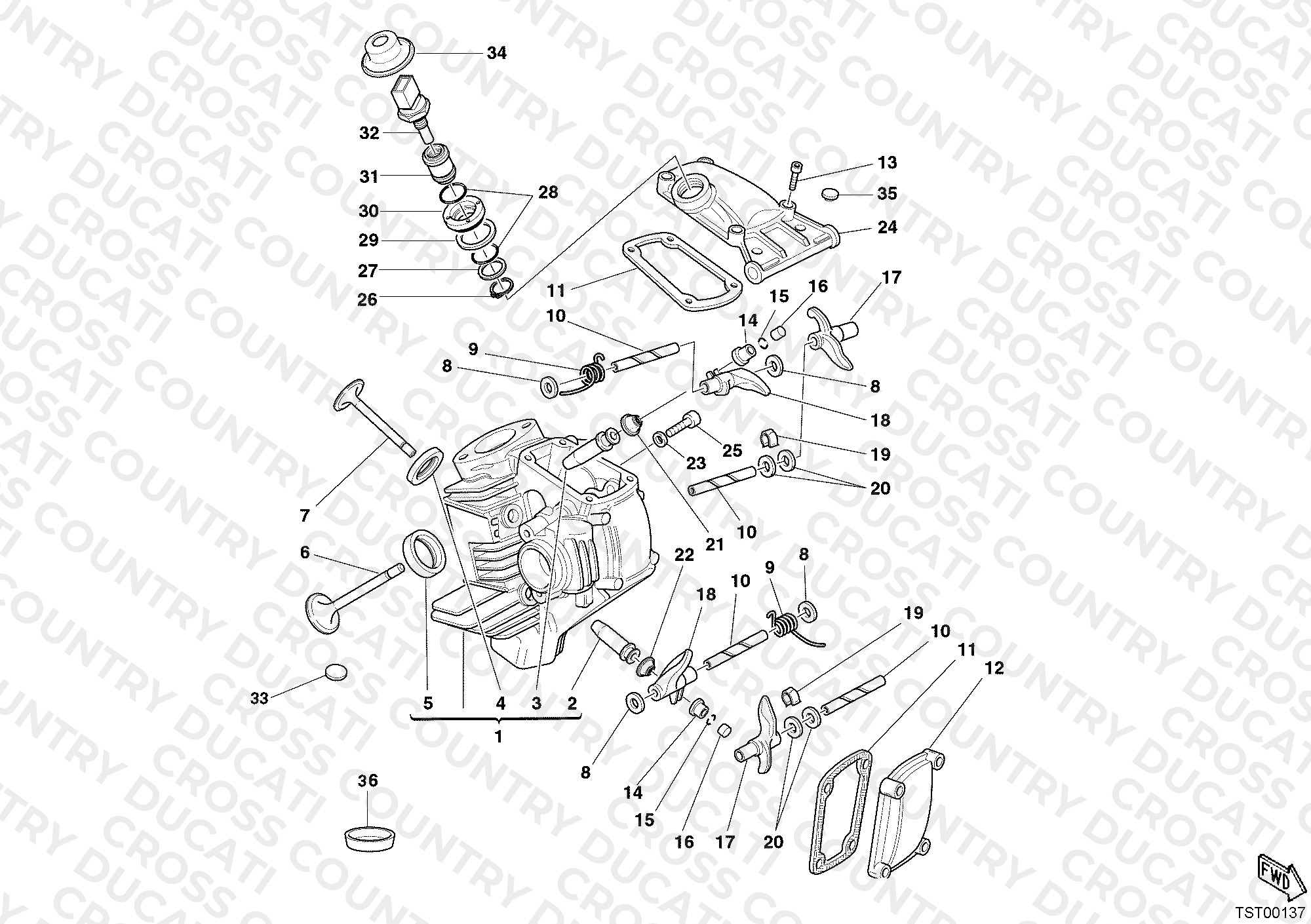 Horizontal Cylinder Head