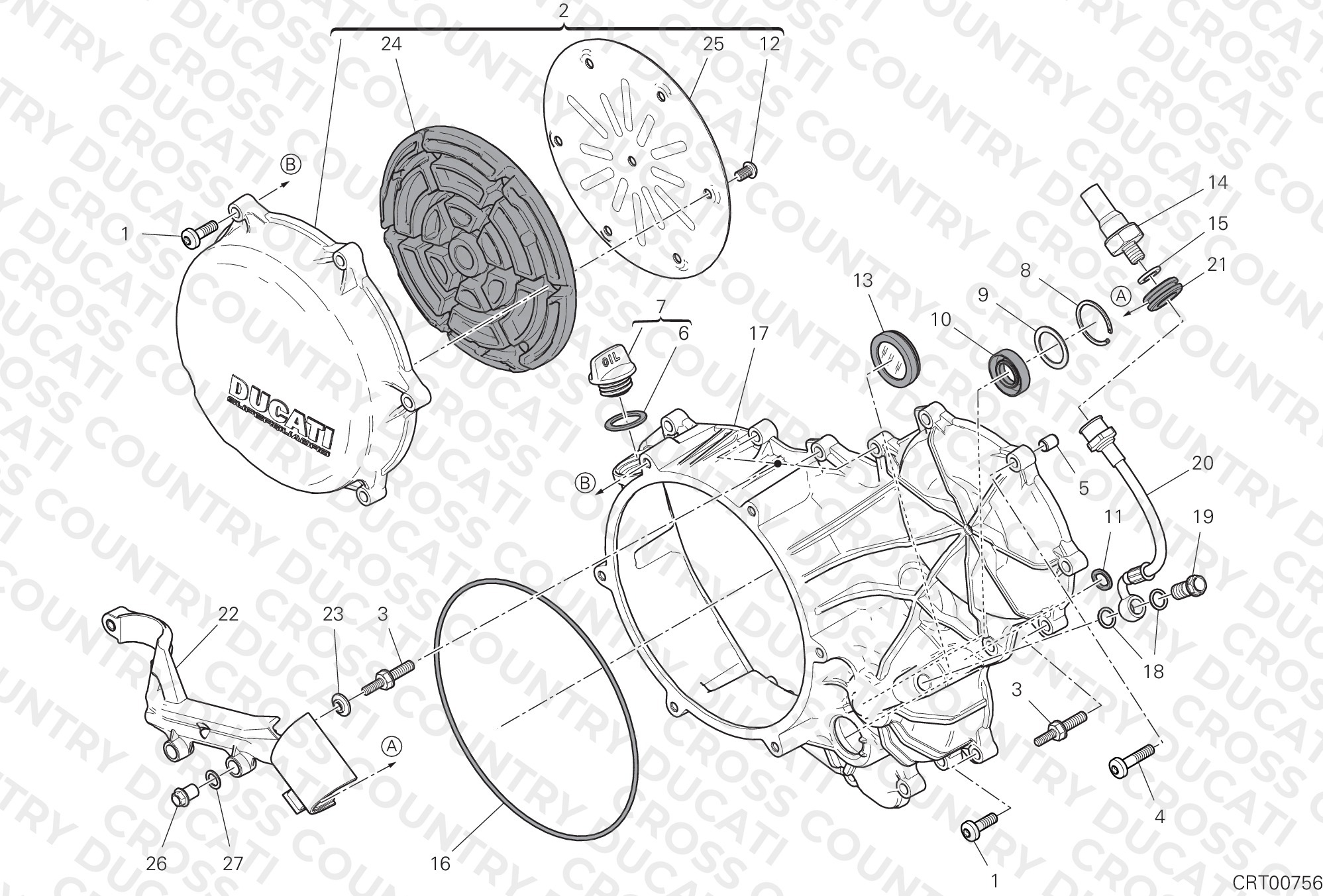 Clutch - Side Crankcase Cover