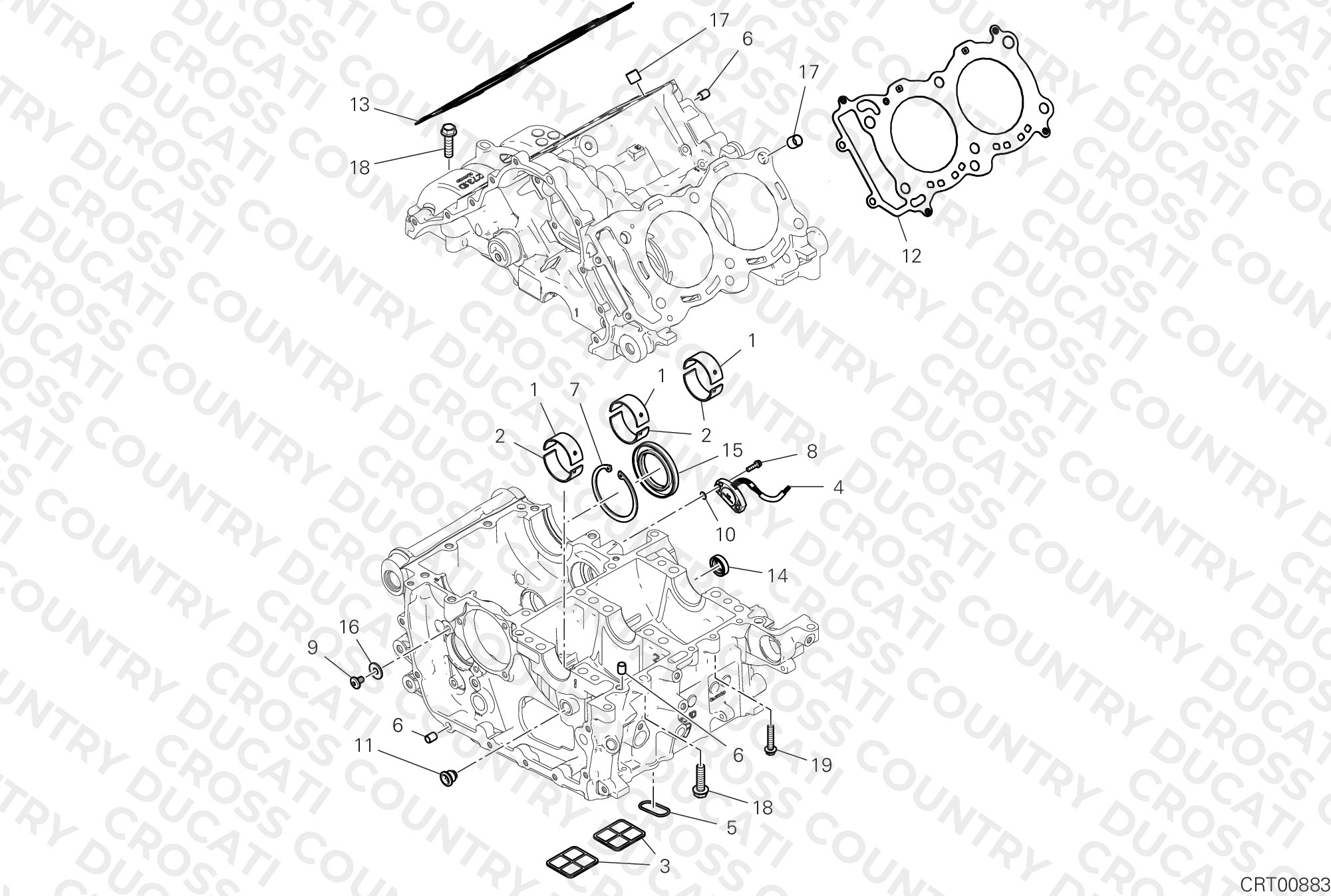 Half-Crankcases Pair