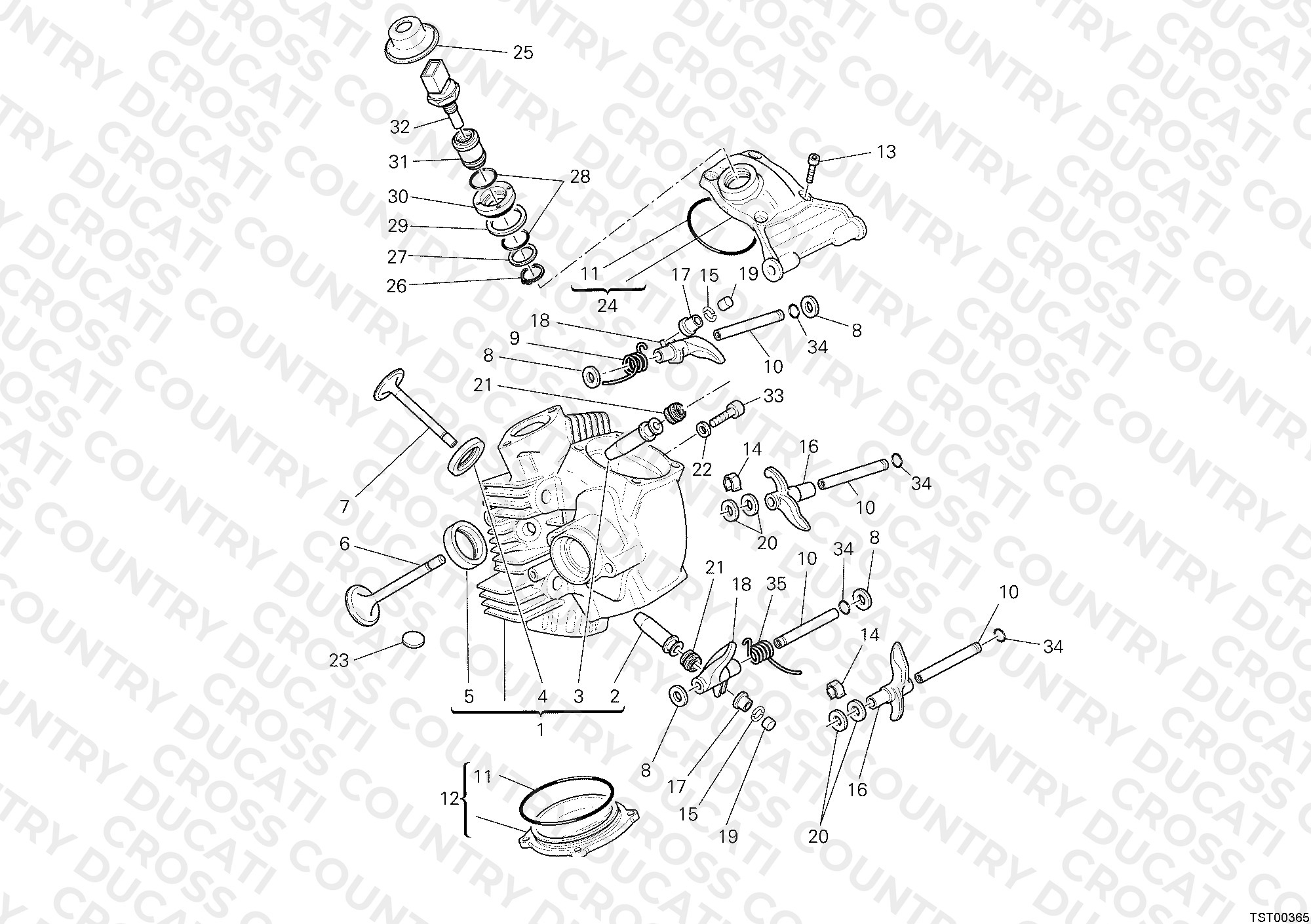 Horizontal Cylinder Head