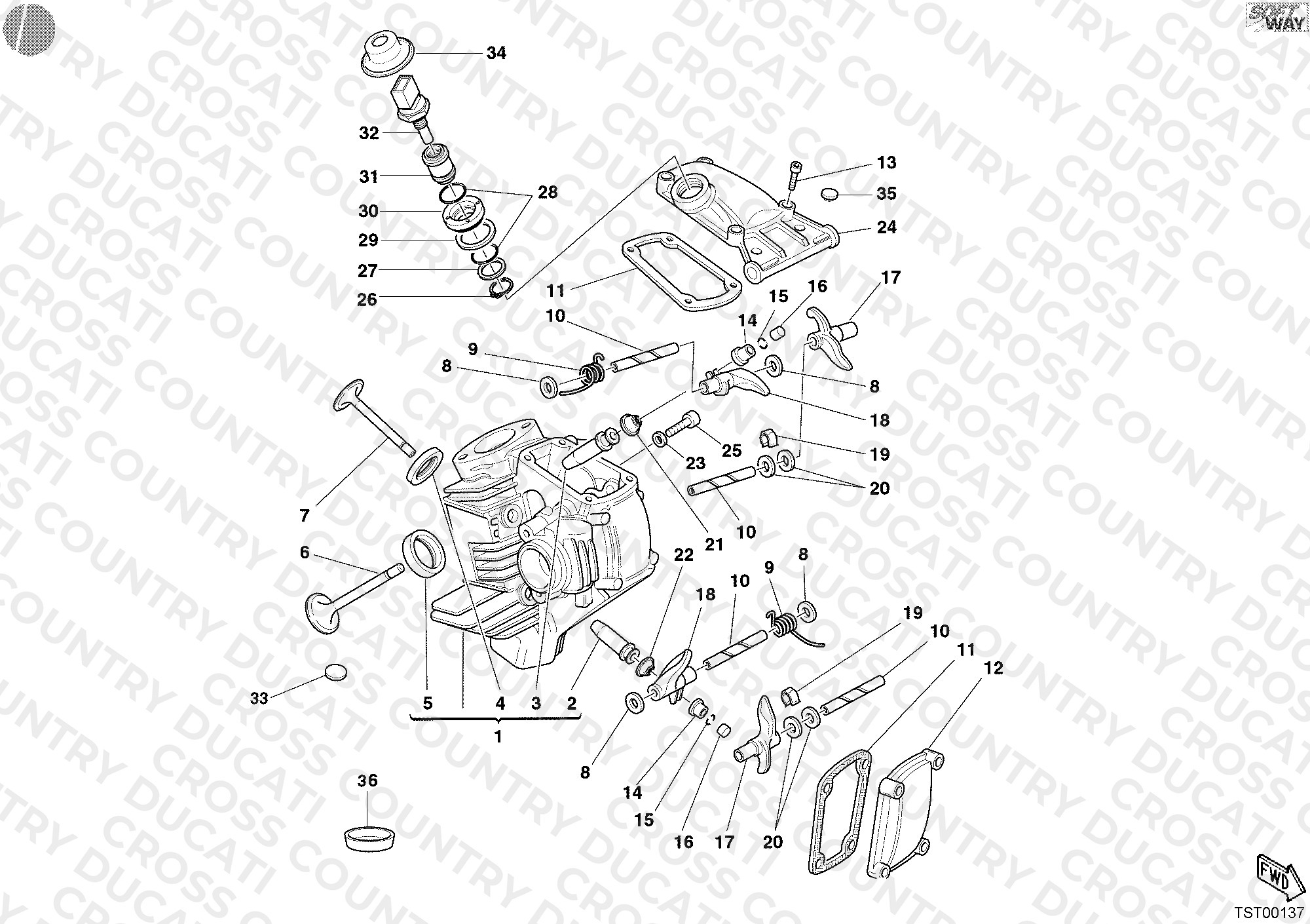 Horizontal Cylinder Head