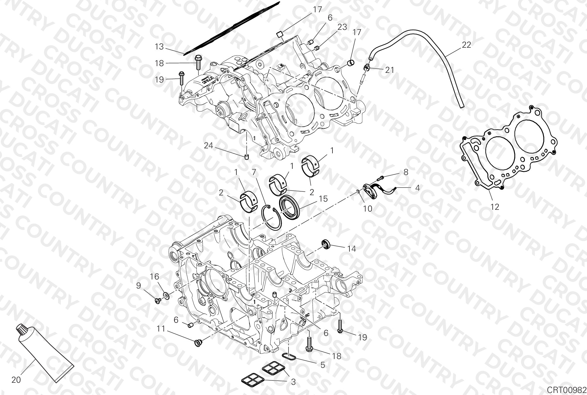 Half-Crankcases Pair