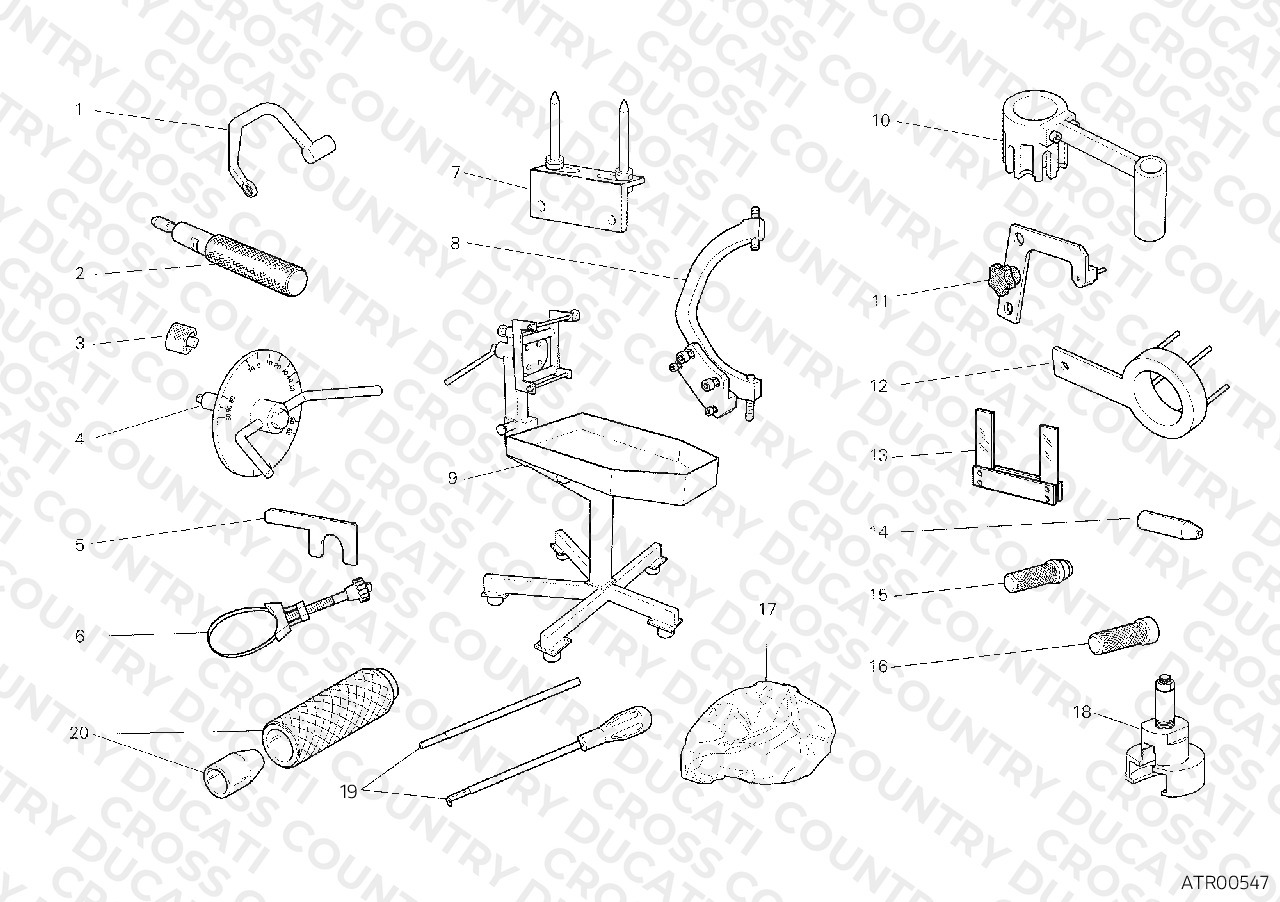 Workshop Service Tools, Engine I