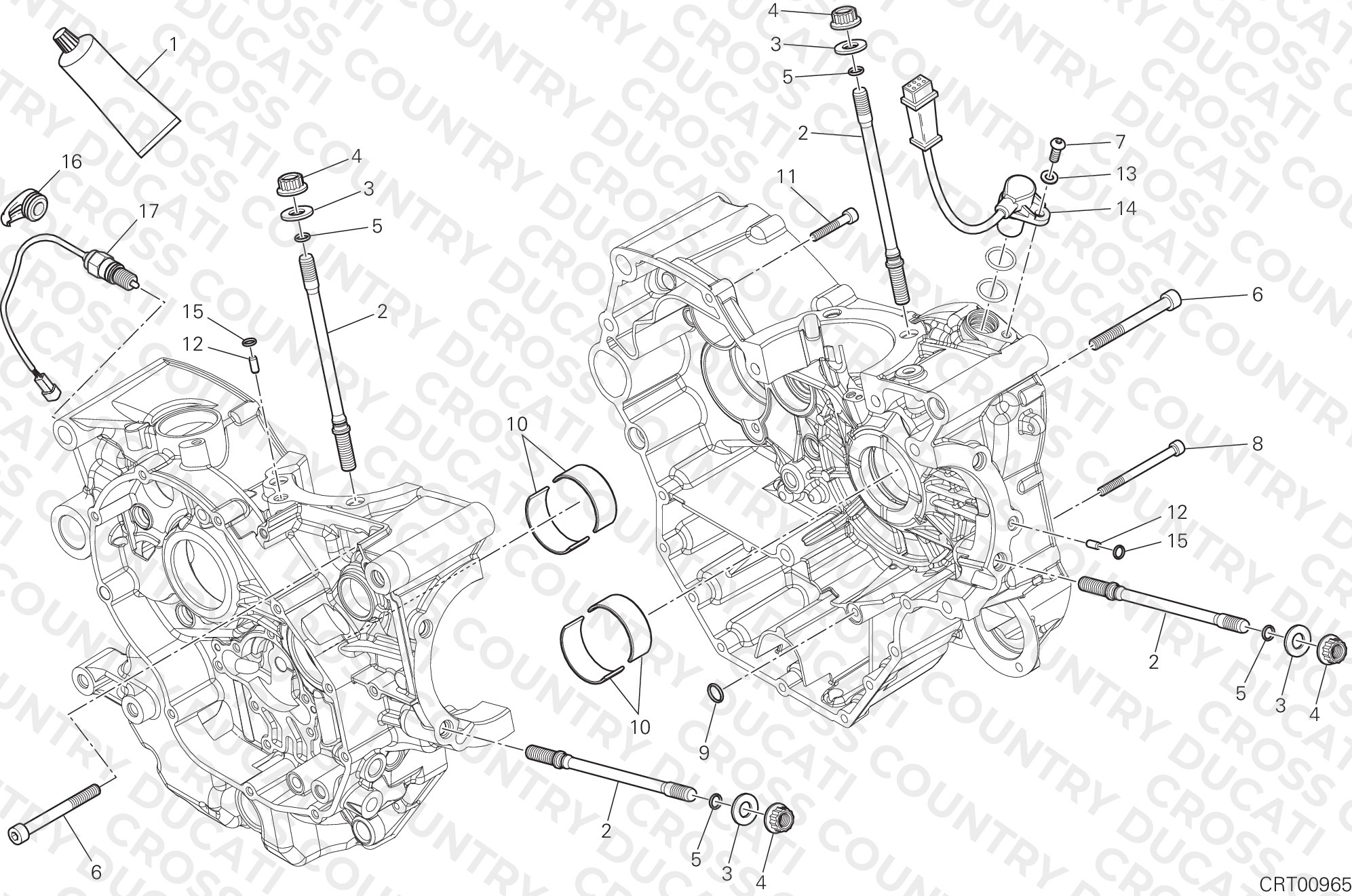 Half-Crankcases Pair