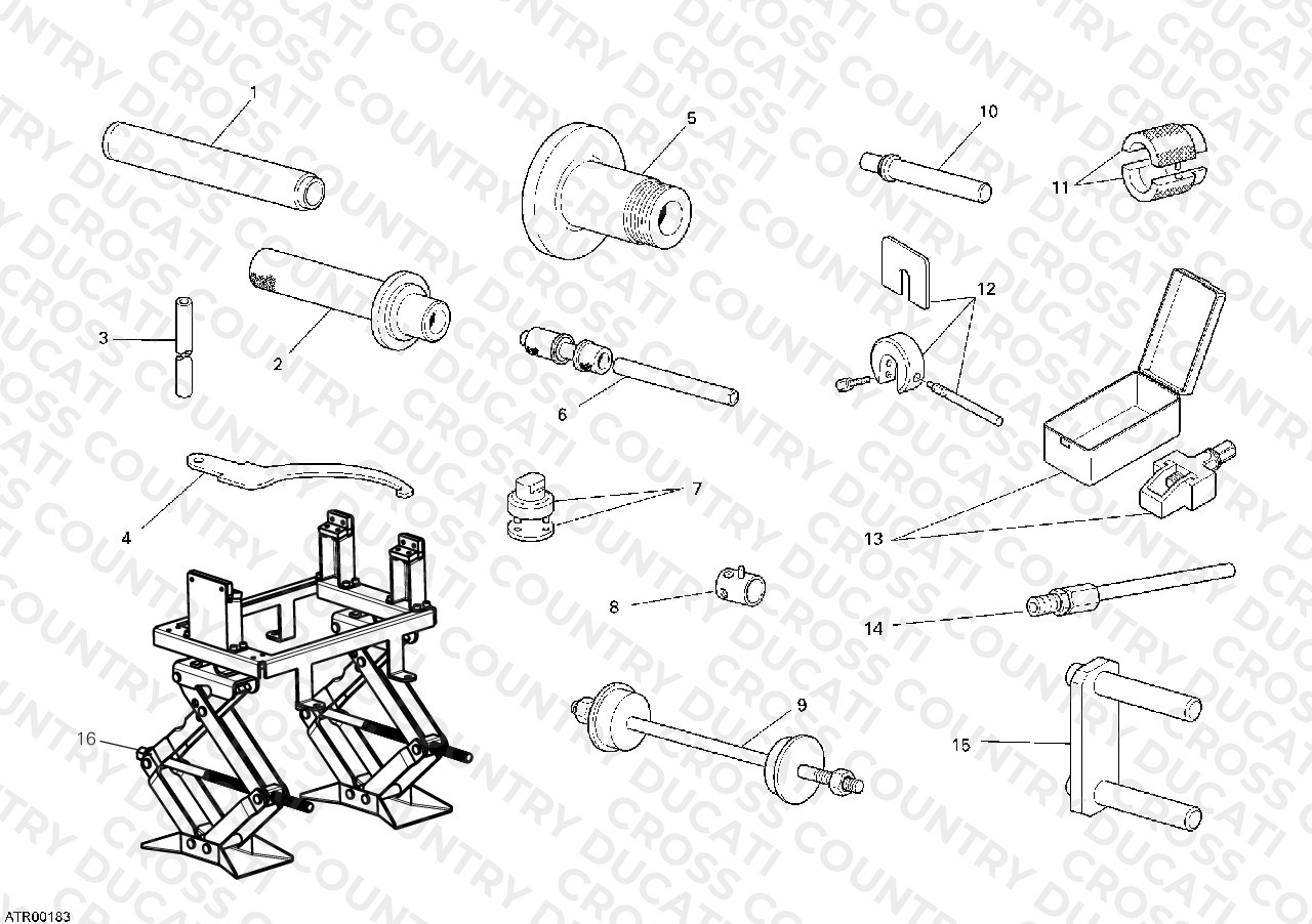 Workshop Service Tools, Frame