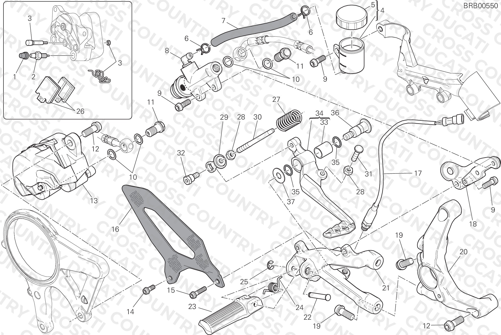 Rear Brake System