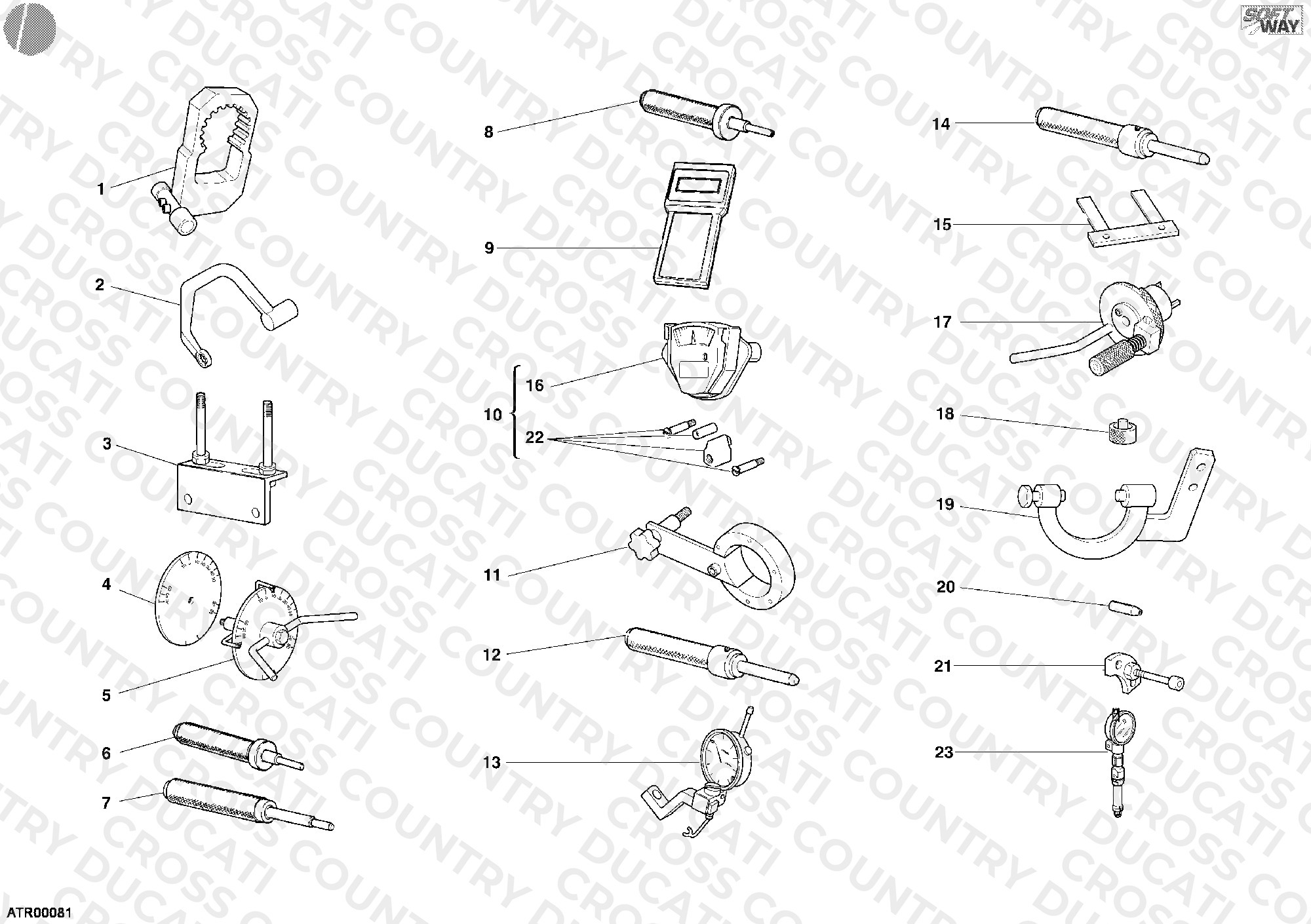 Workshop Service Tools, Engine