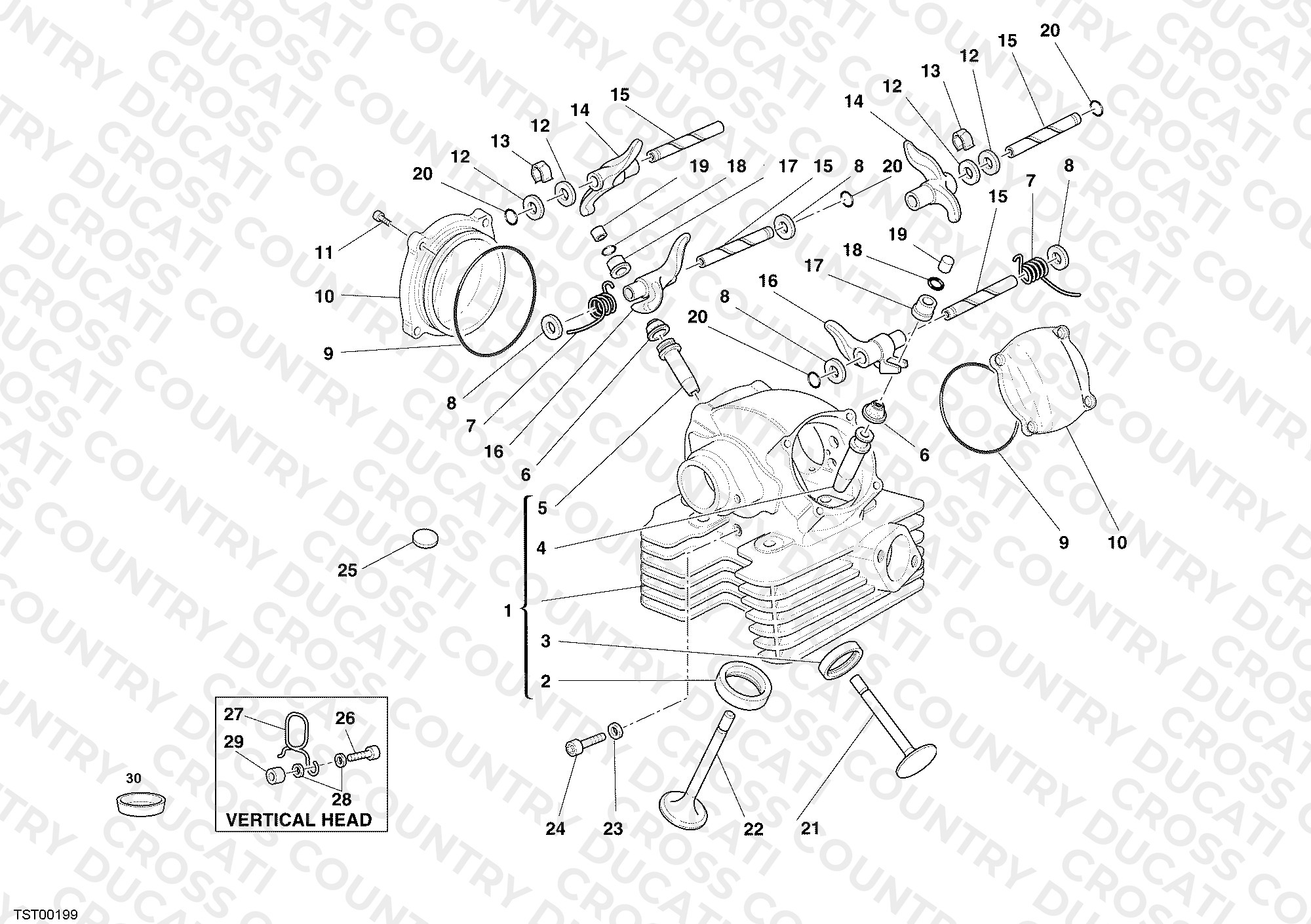 Vertical Cylinder Head