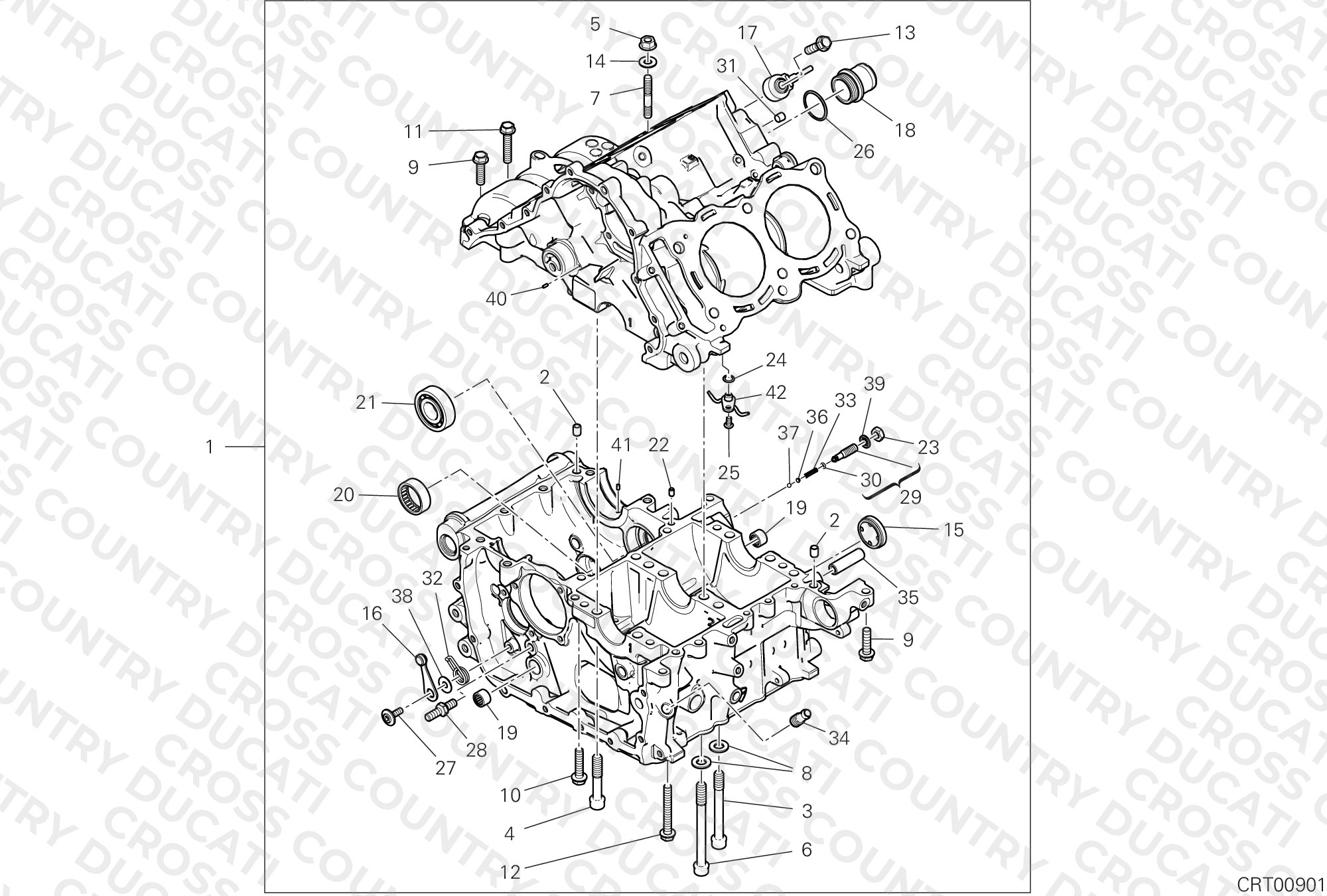 Half-Crankcases Pair