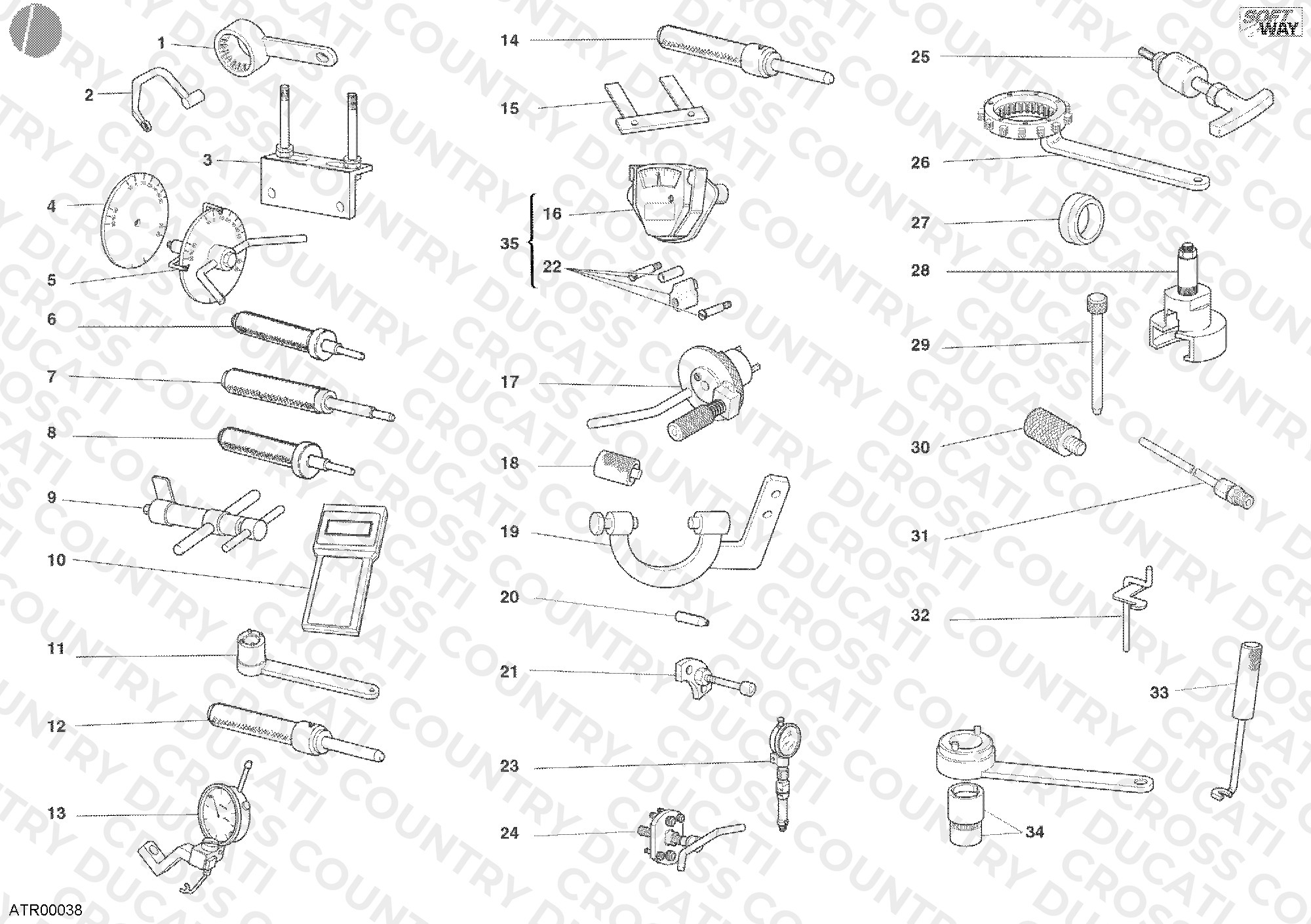 Workshop Service Tools, Engine