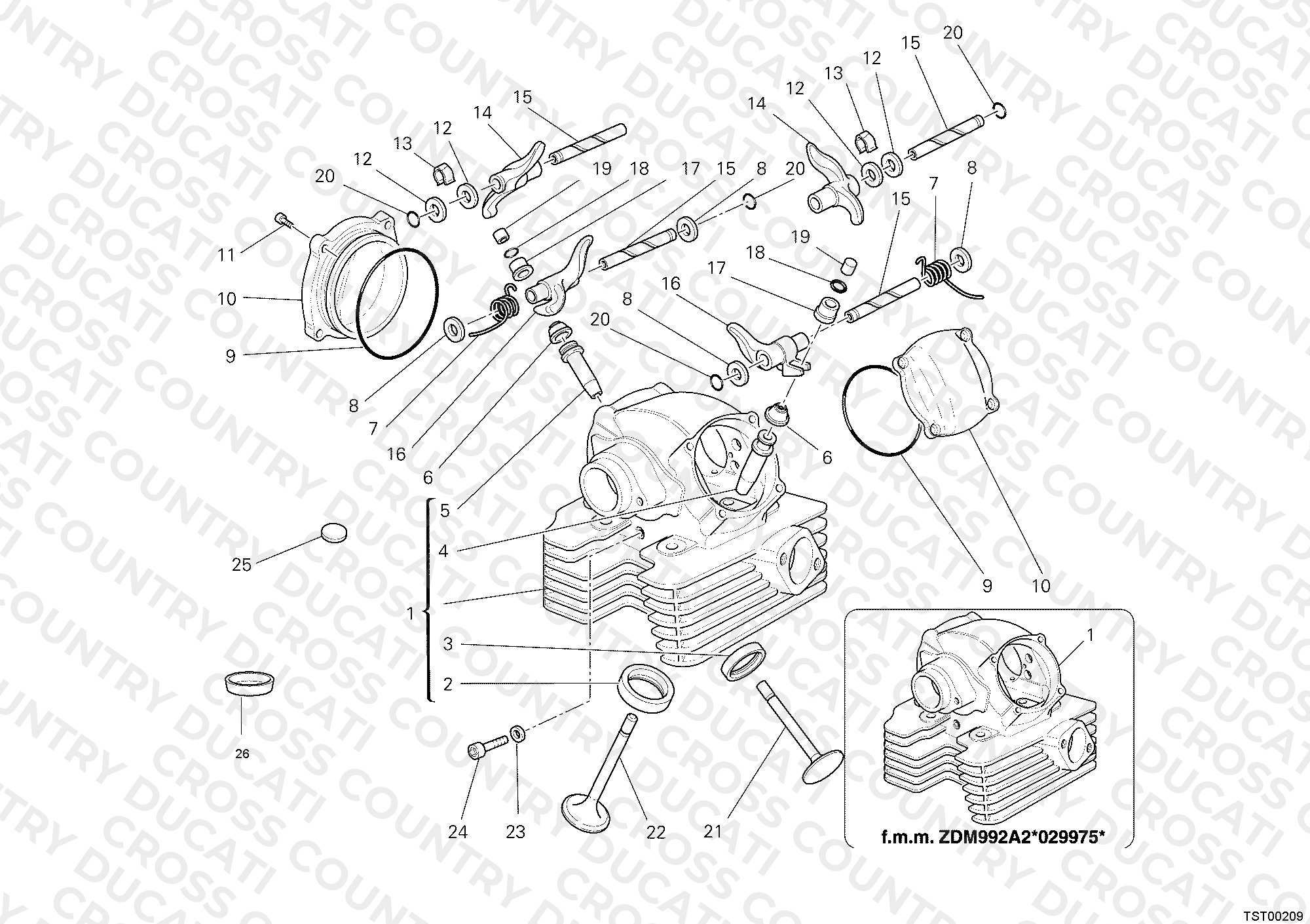 Vertical Cylinder Head