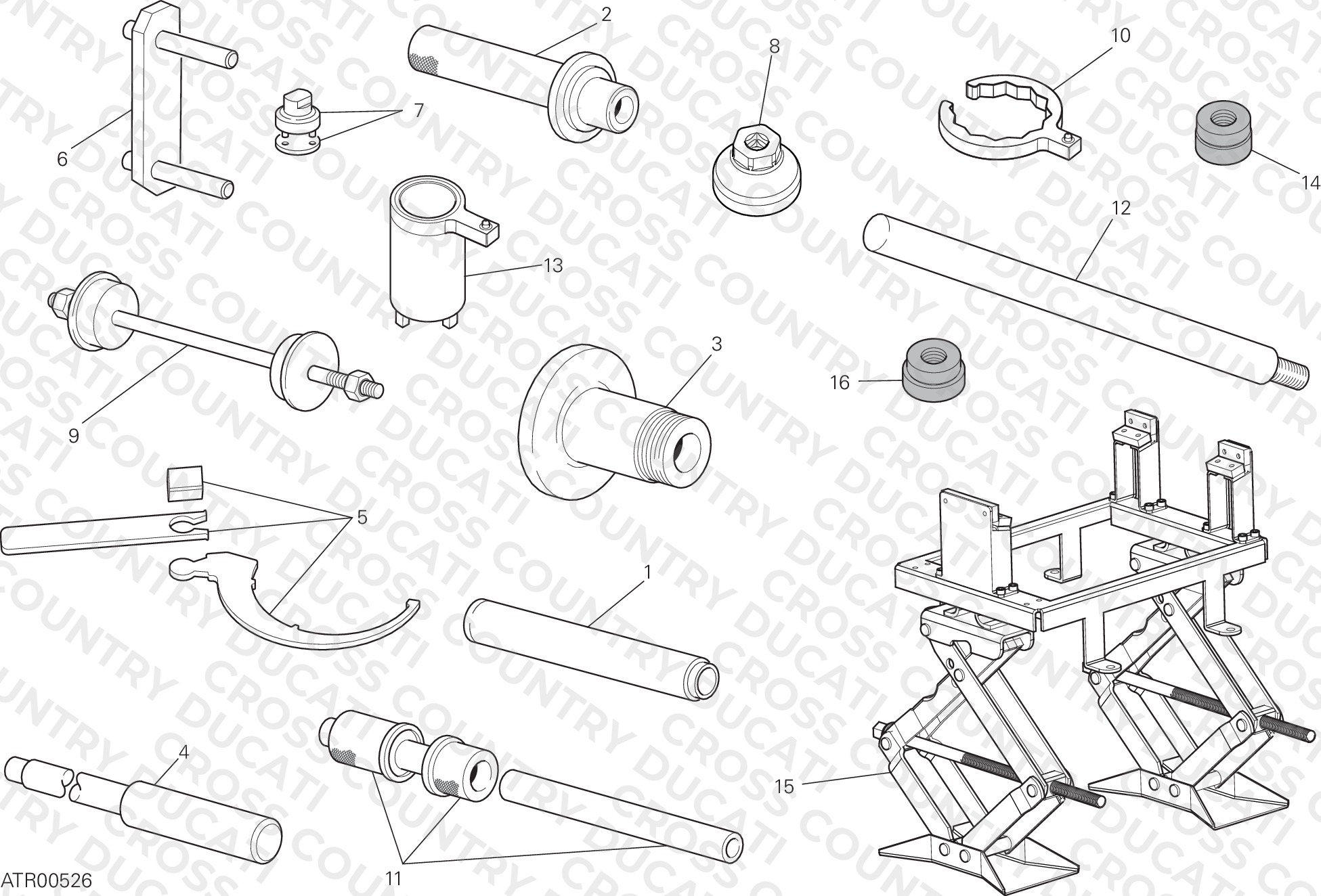 Workshop Service Tools, Frame