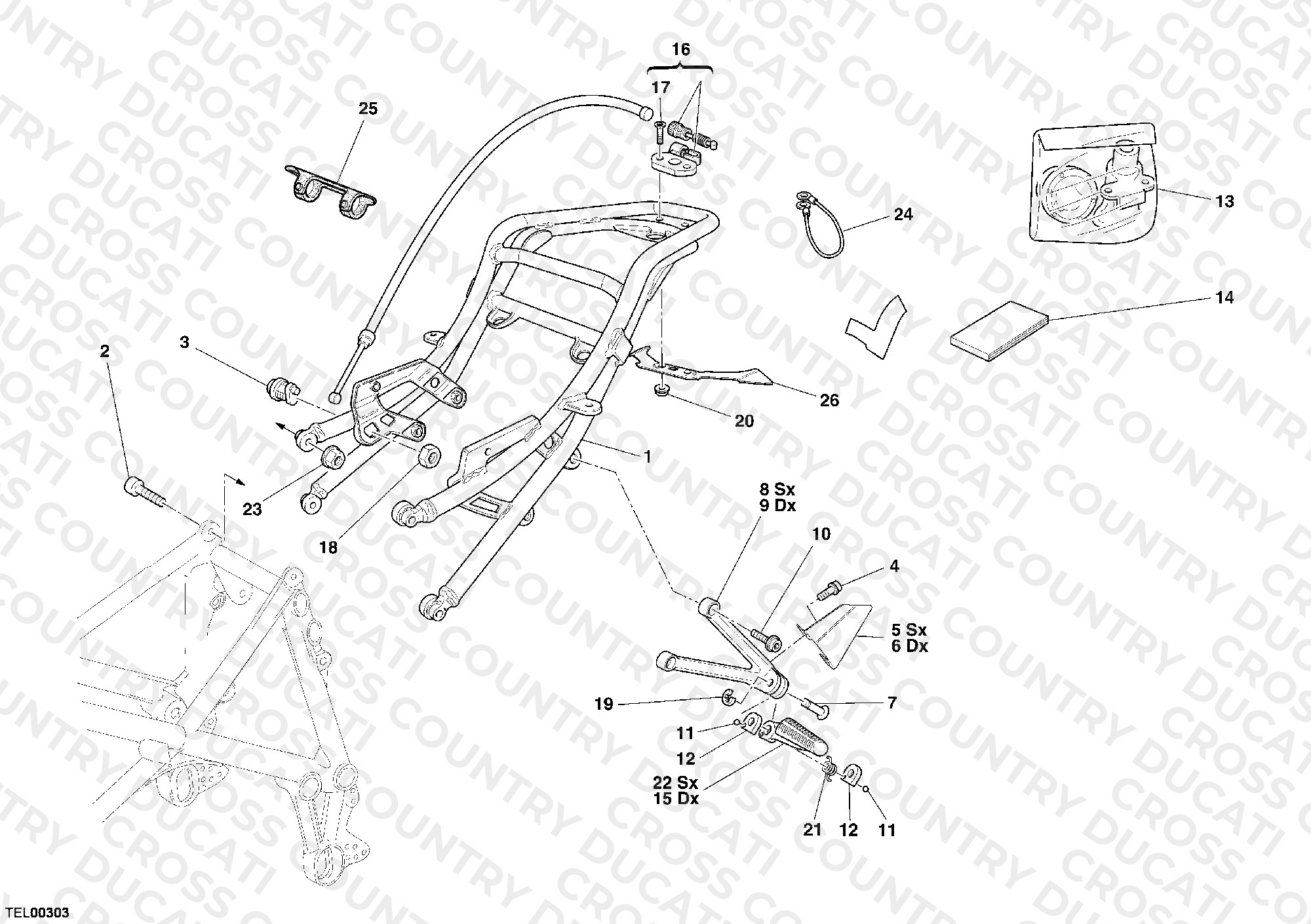 Rear Frame Biposto