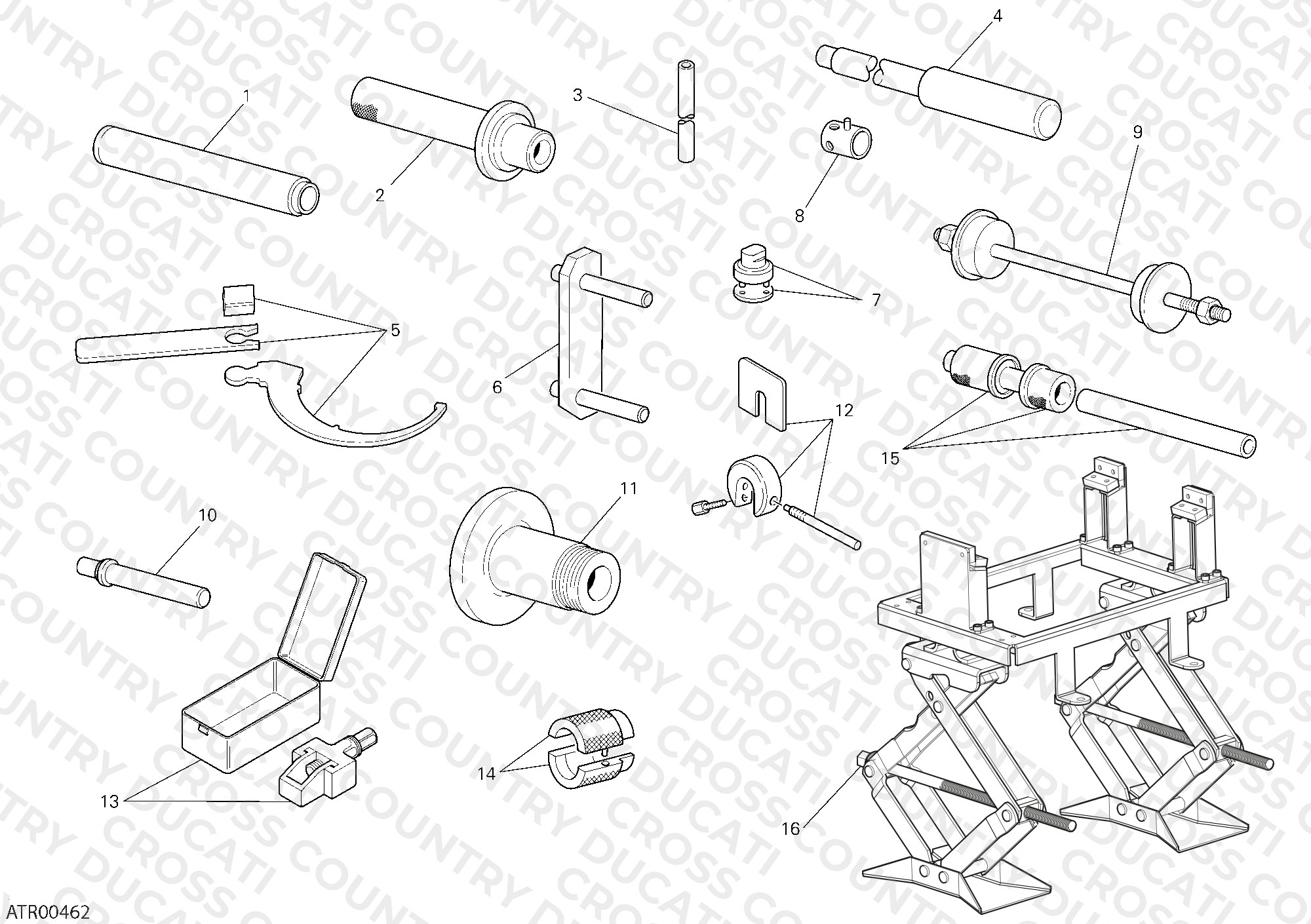 Workshop Service Tools, Frame