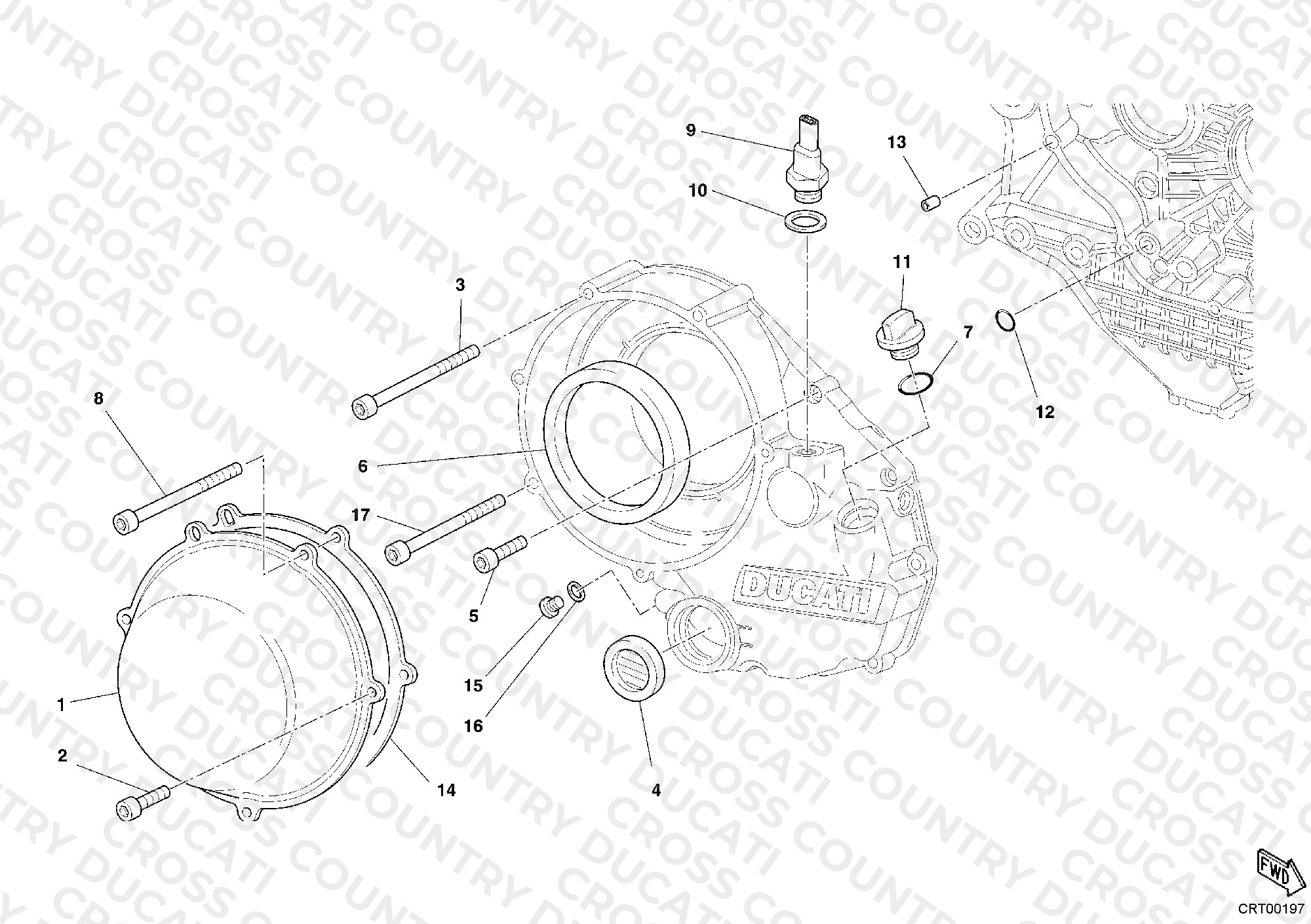 Clutch Cover, Outer