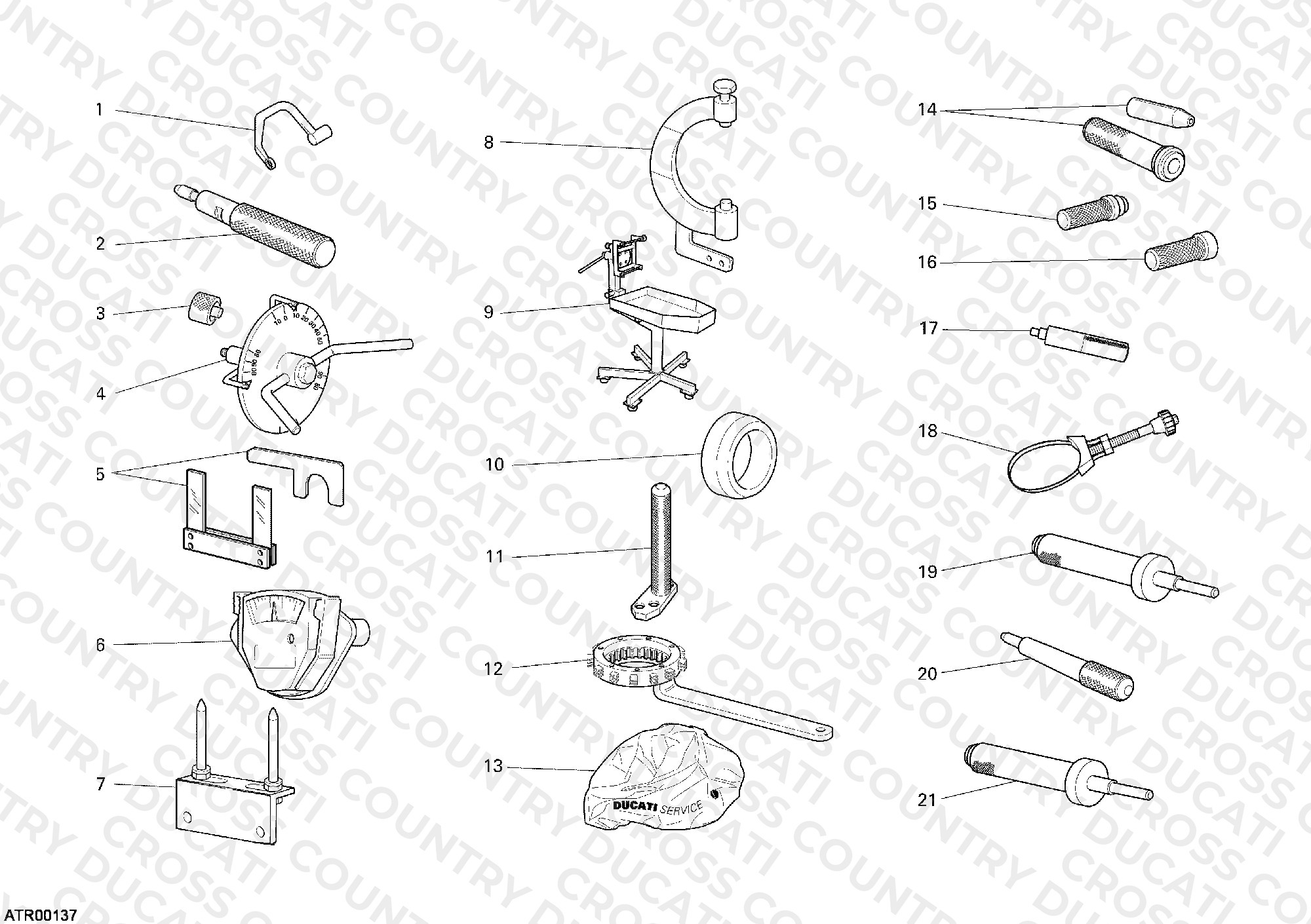 Workshop Service Tools, Engine I