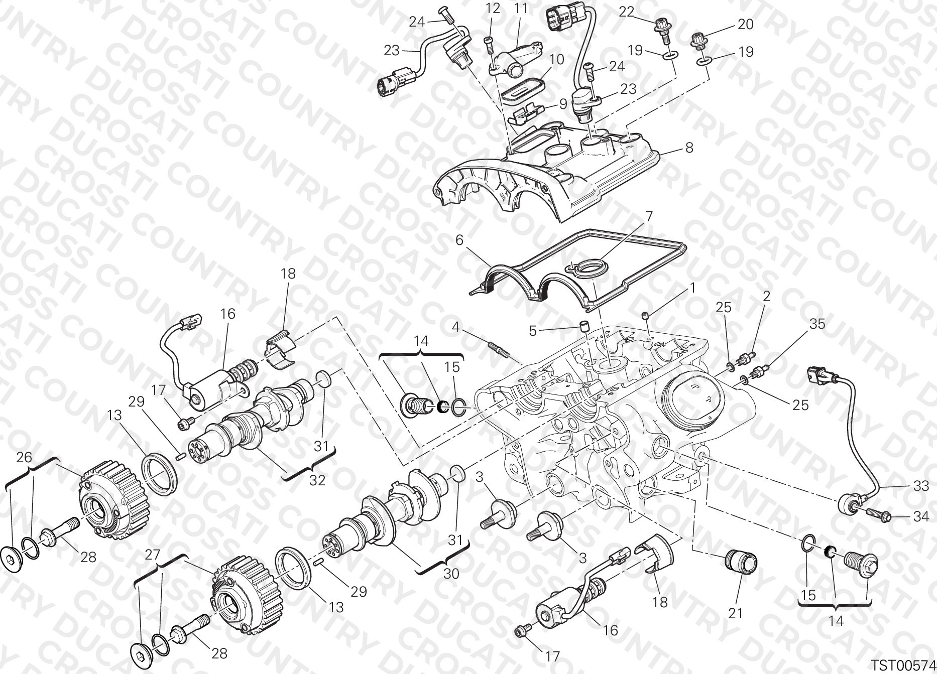 Vertical Cylinder Head - Timing