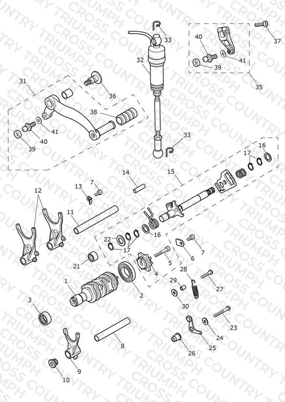 Gear Selectors & Pedal
