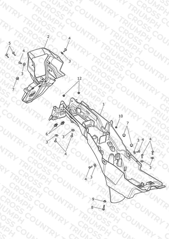 Rear Mudguard & Battery Box