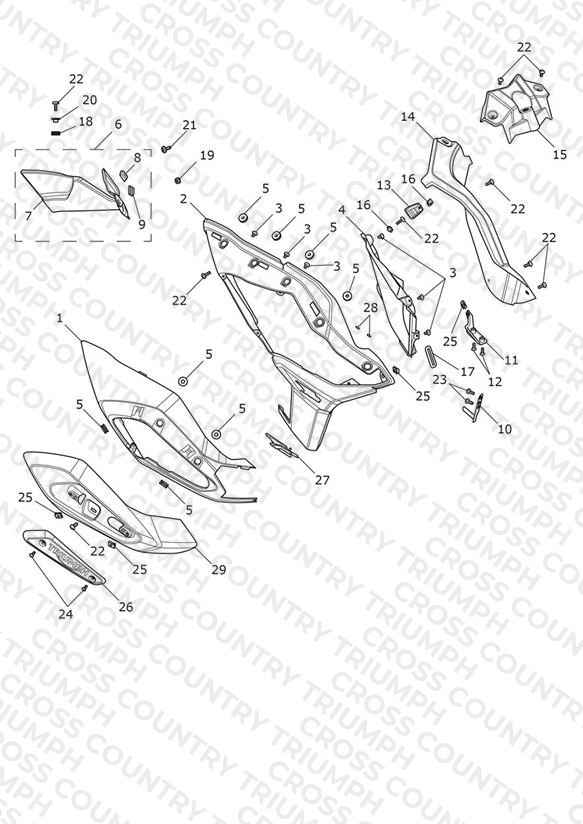 Fairings, RH