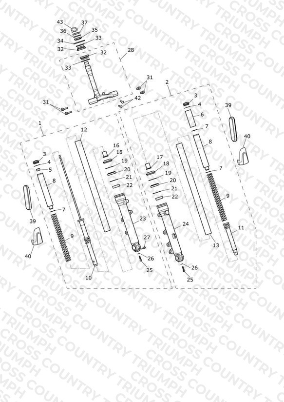 Front Forks & Lower Yoke