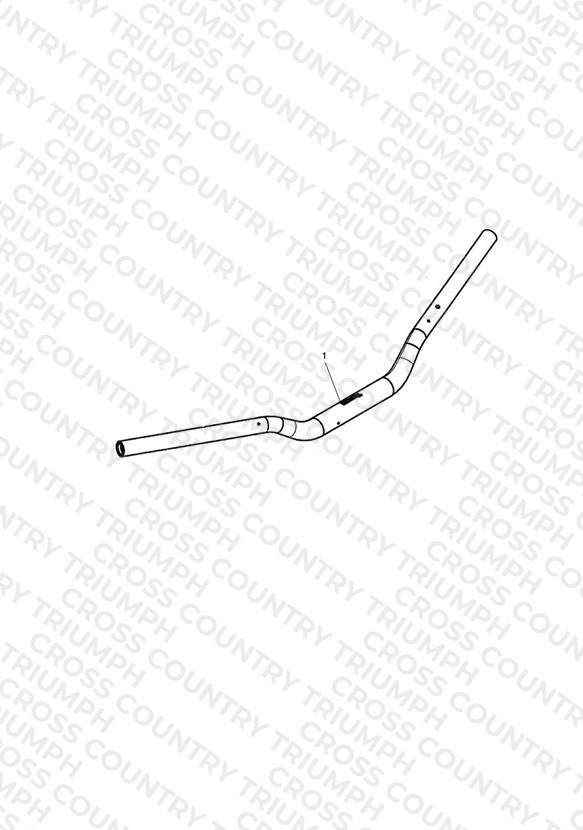 Handlebar, Tapered, Bronze