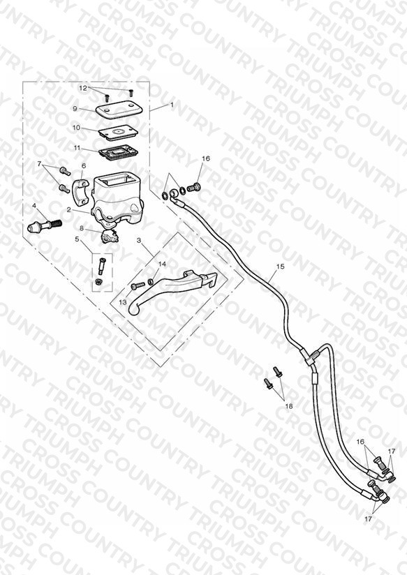 Front Brake Master Cylinder & Hoses