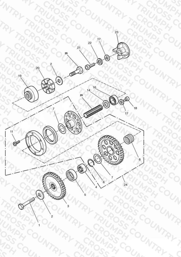 Alternator/ Starter Drive Gears